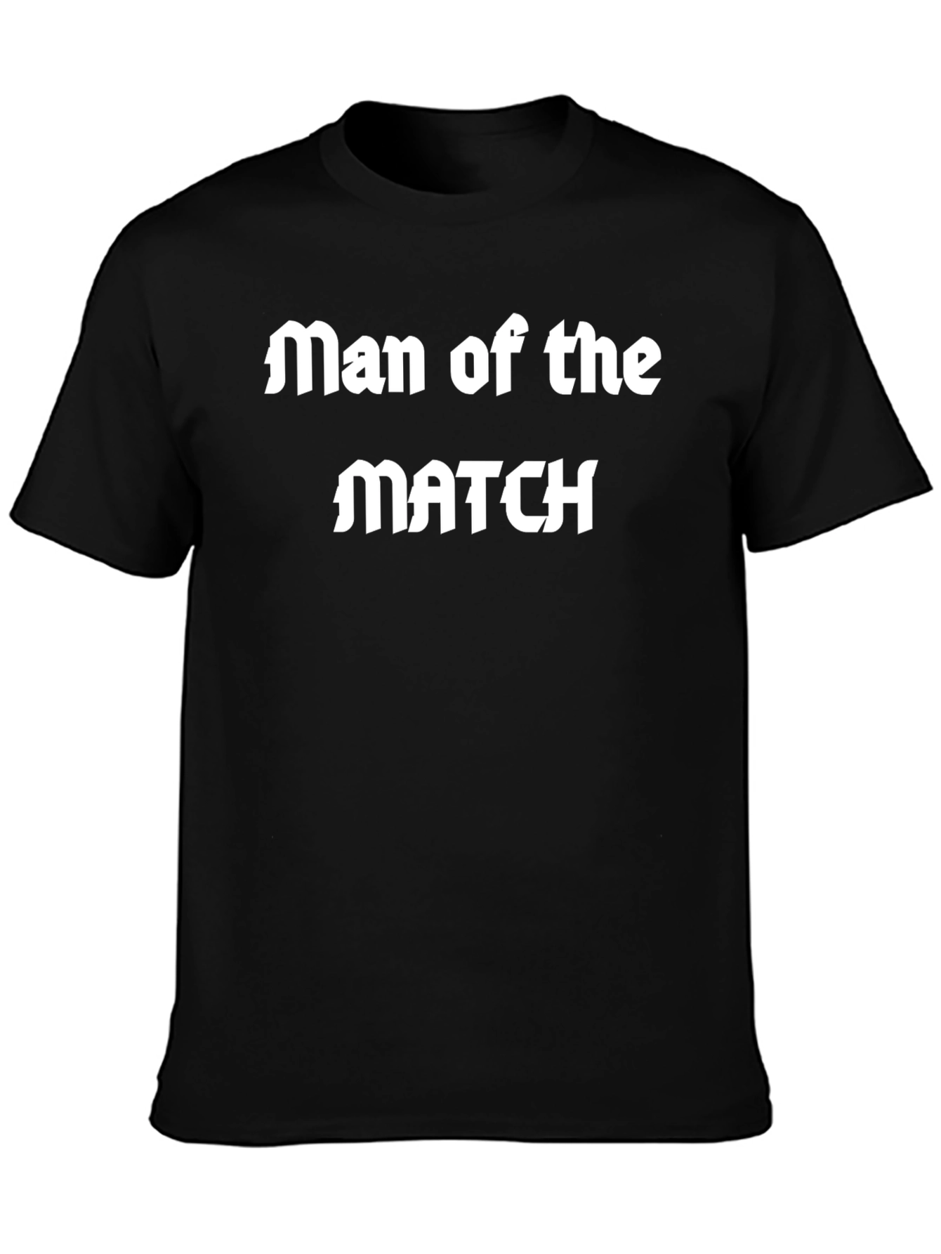 Man of the Match Graphic Tee - Black
