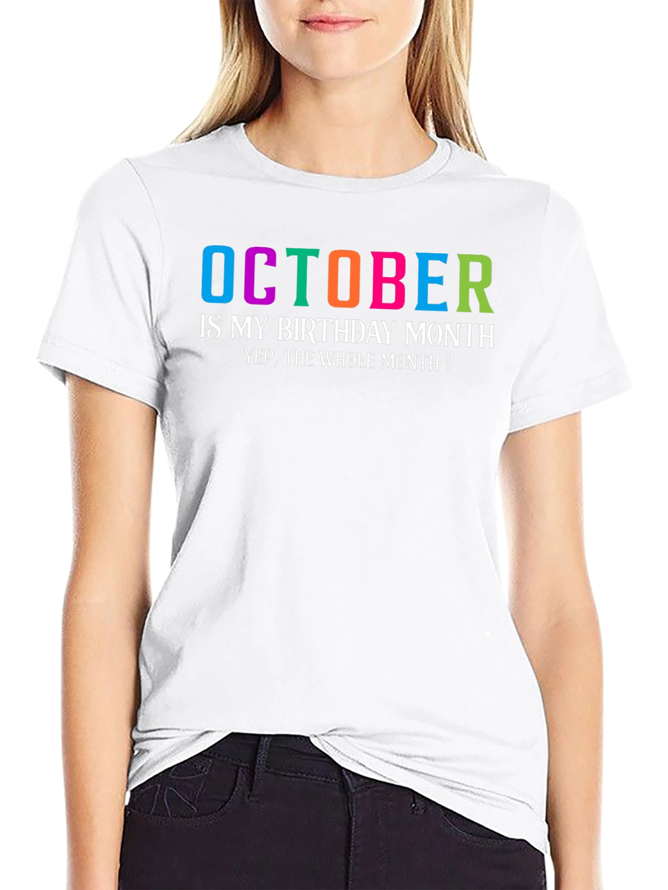 October Birthday Month Graphic T-Shirt
