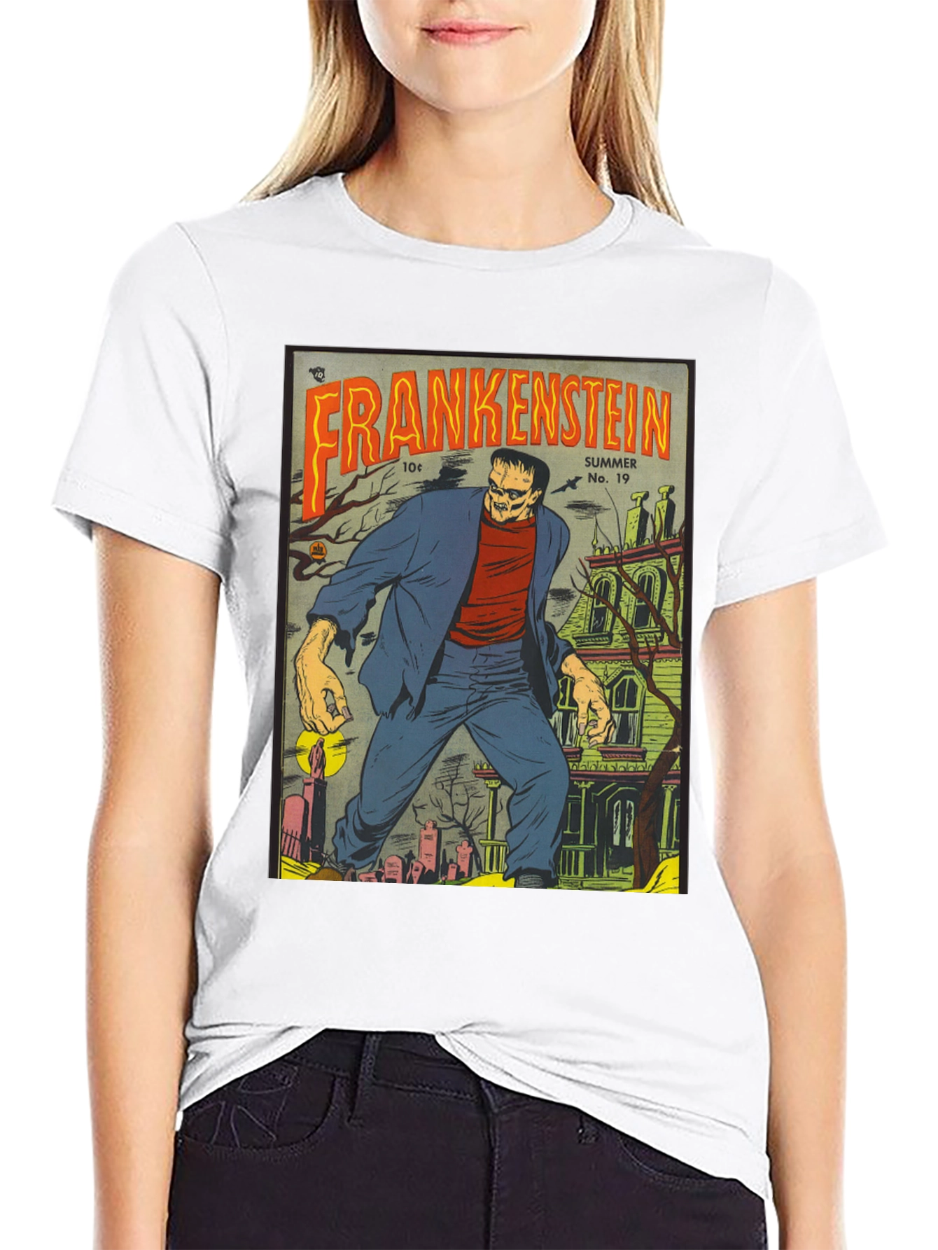 Frankenstein Comic T-Shirt