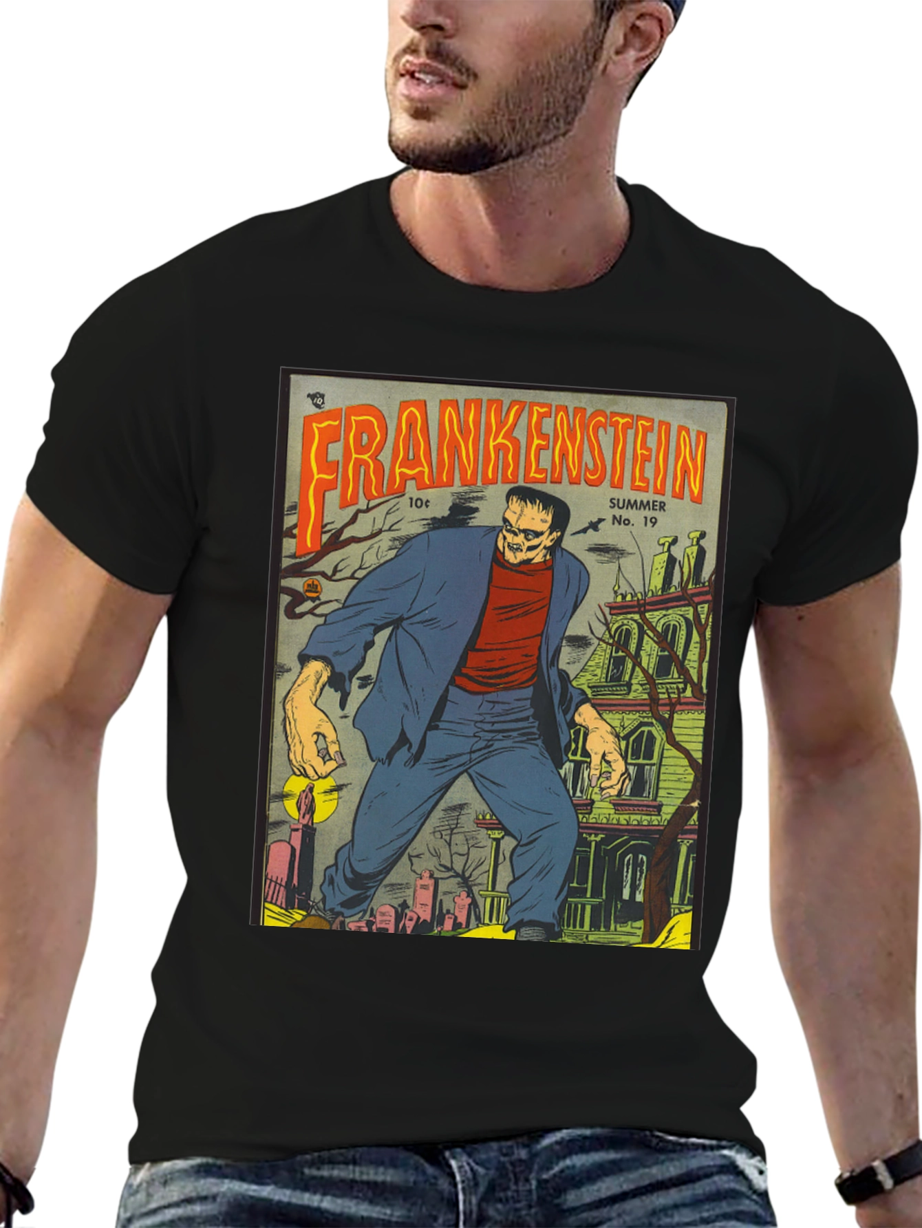 Frankenstein Comic T-Shirt