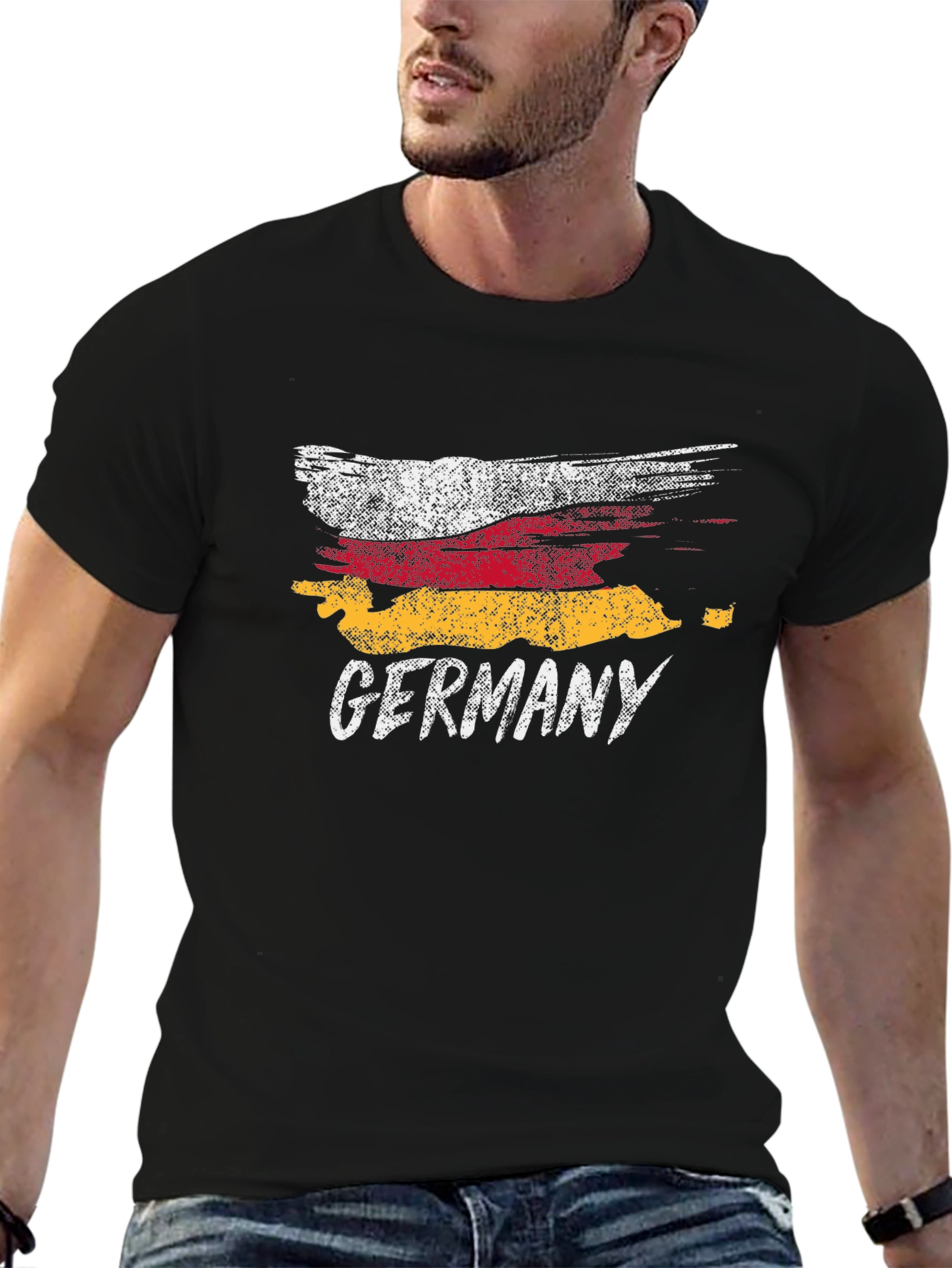 Germany Flag Brushstroke T-Shirt