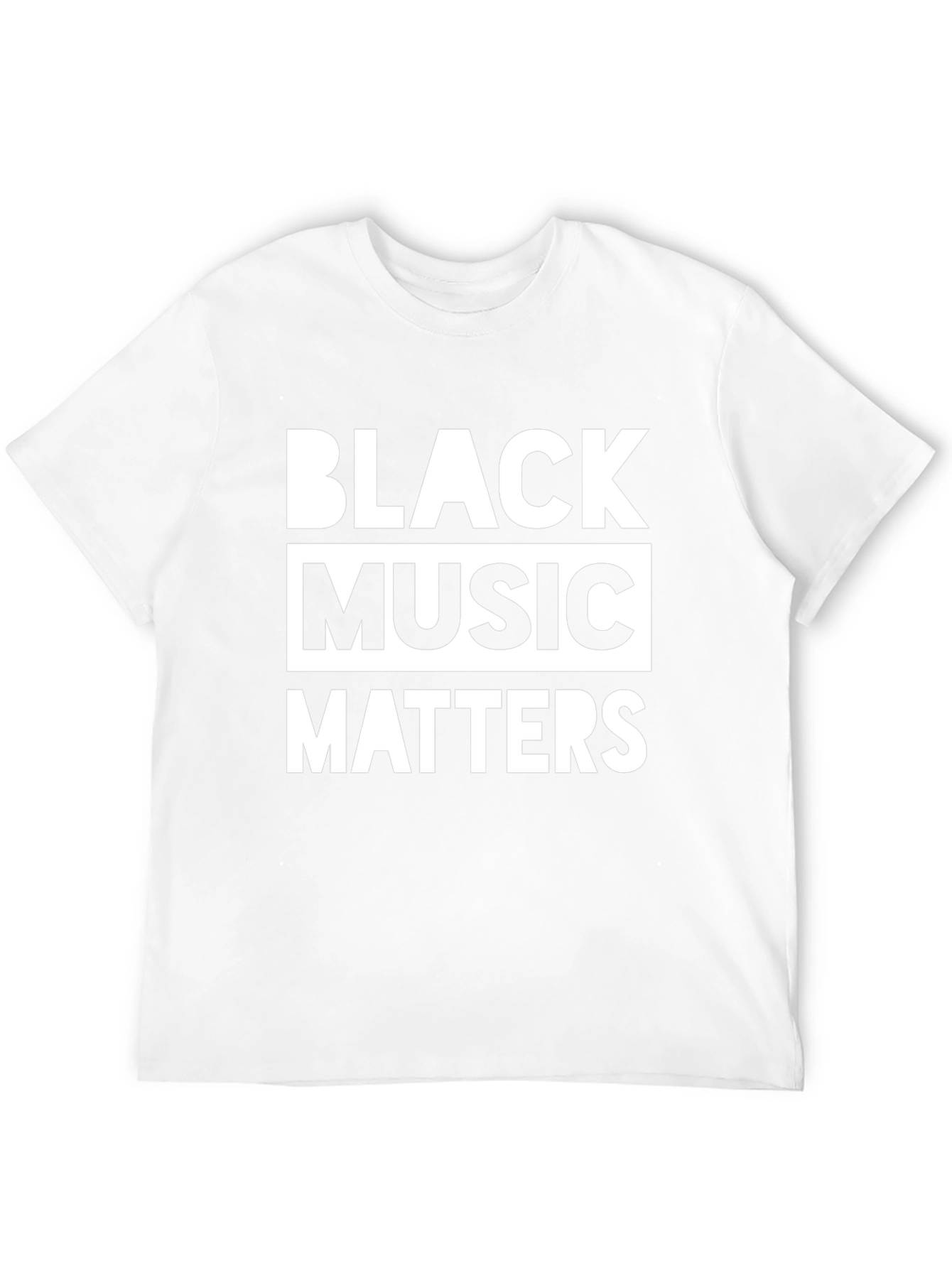Black Music Matters Graphic Tee - Stylish Statement Shirt