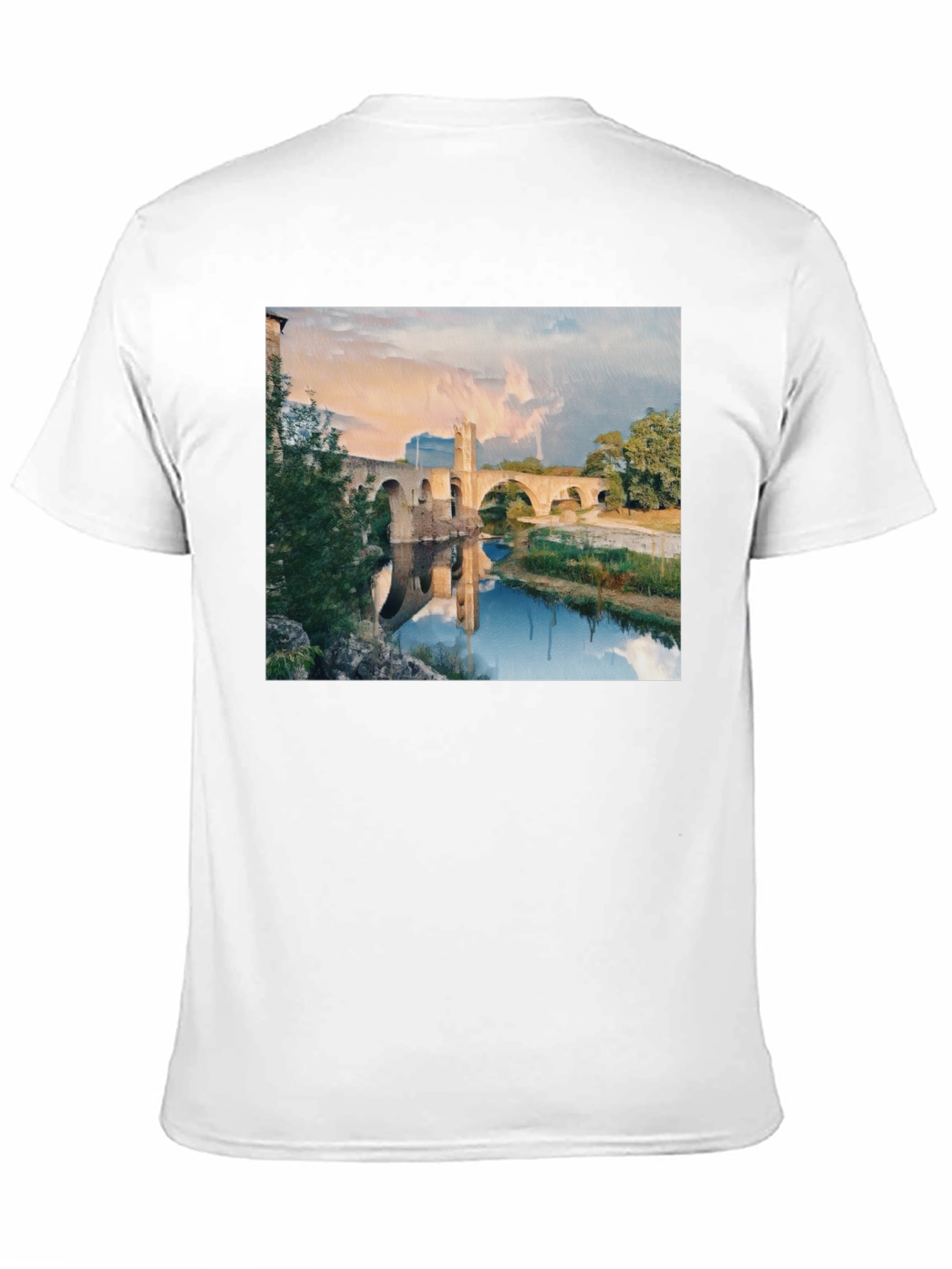 Bridge Scene Black T-Shirt