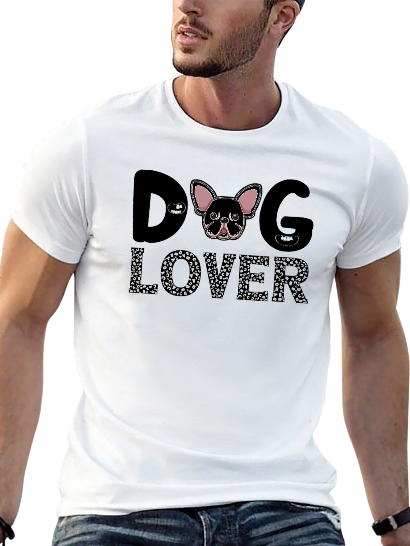 Dog Lover Graphic Tee - Black Unisex T-Shirt