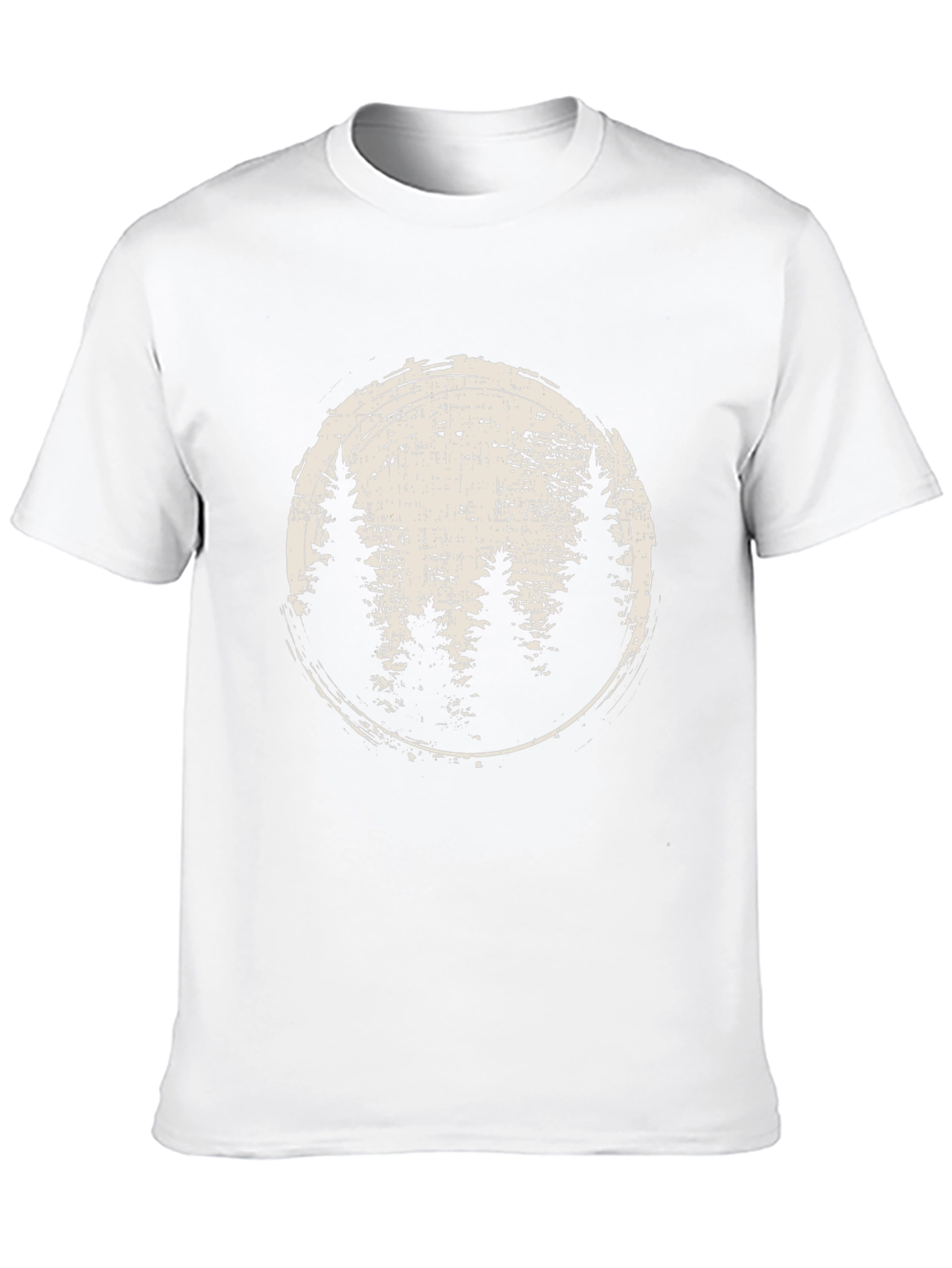 Nature Scene Graphic Tee - Black