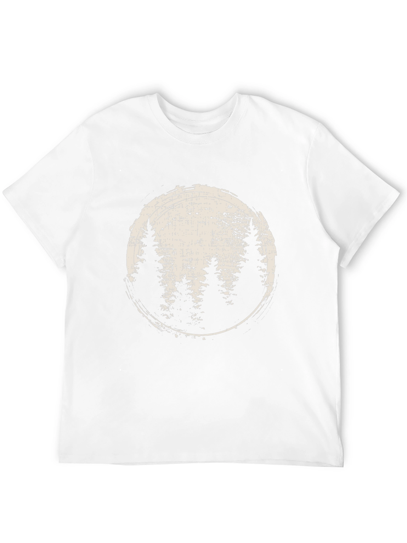 Nature Scene Graphic Tee - Black
