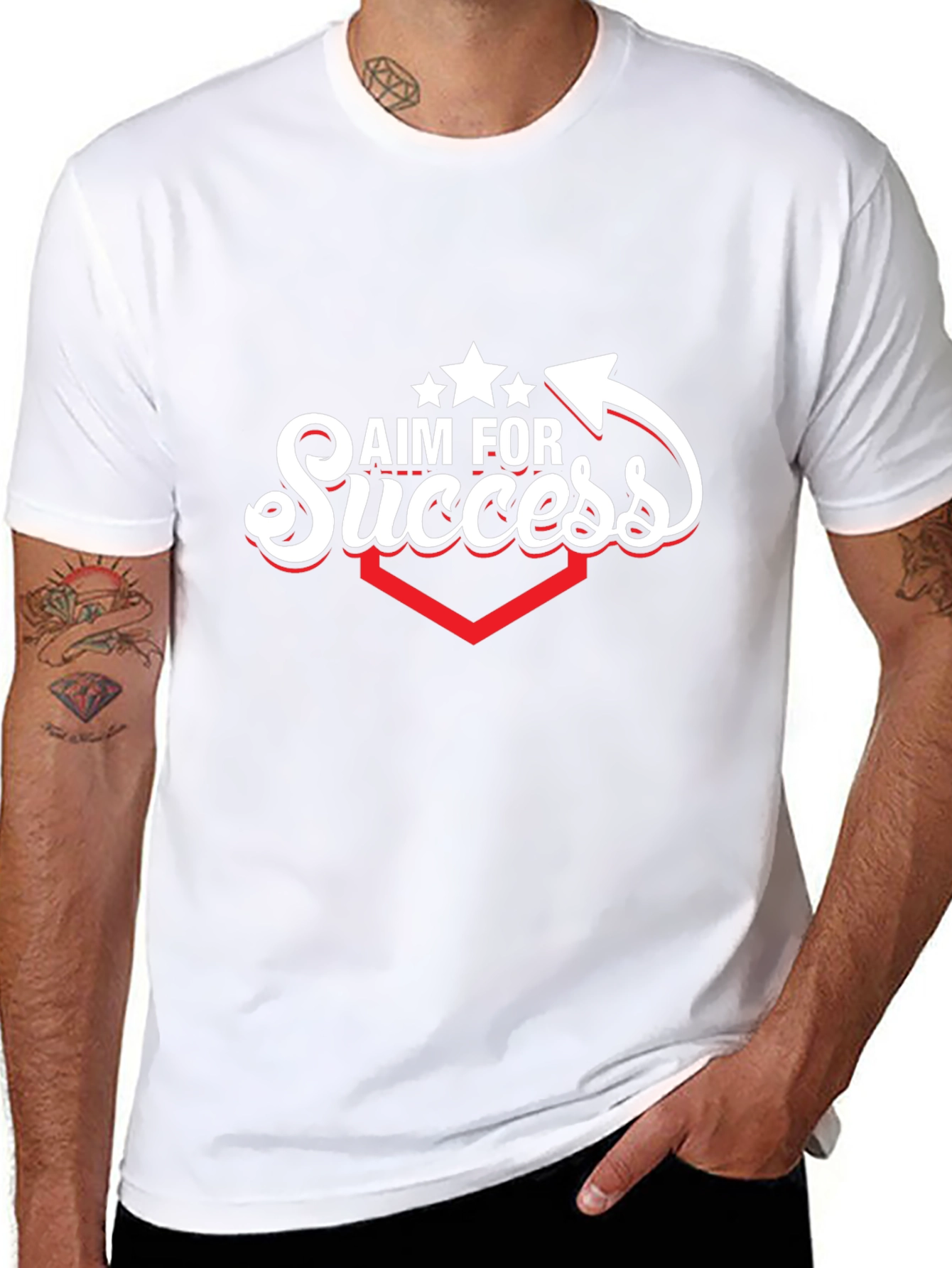 Aim for Success T-Shirt - Motivational Design