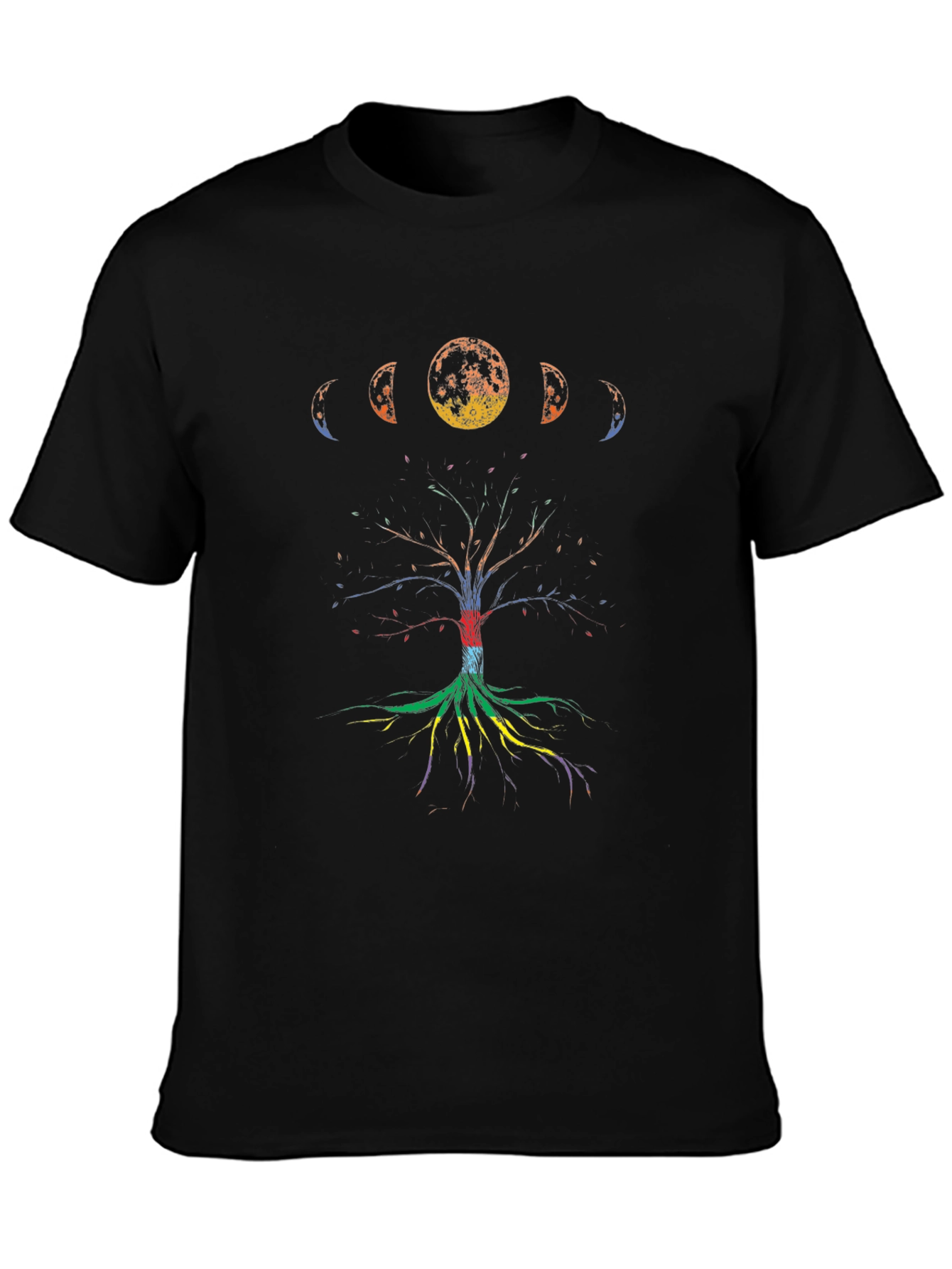 Moon Phases Tree of Life Graphic Tee