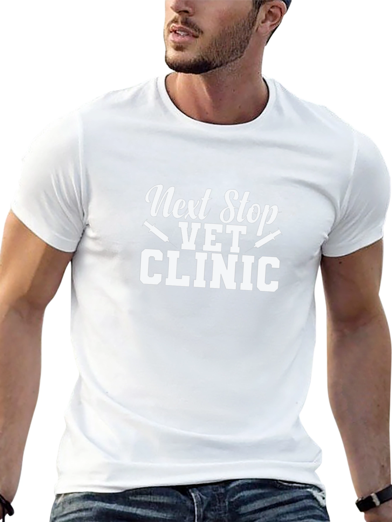 Next Stop Vet Clinic Graphic T-Shirt