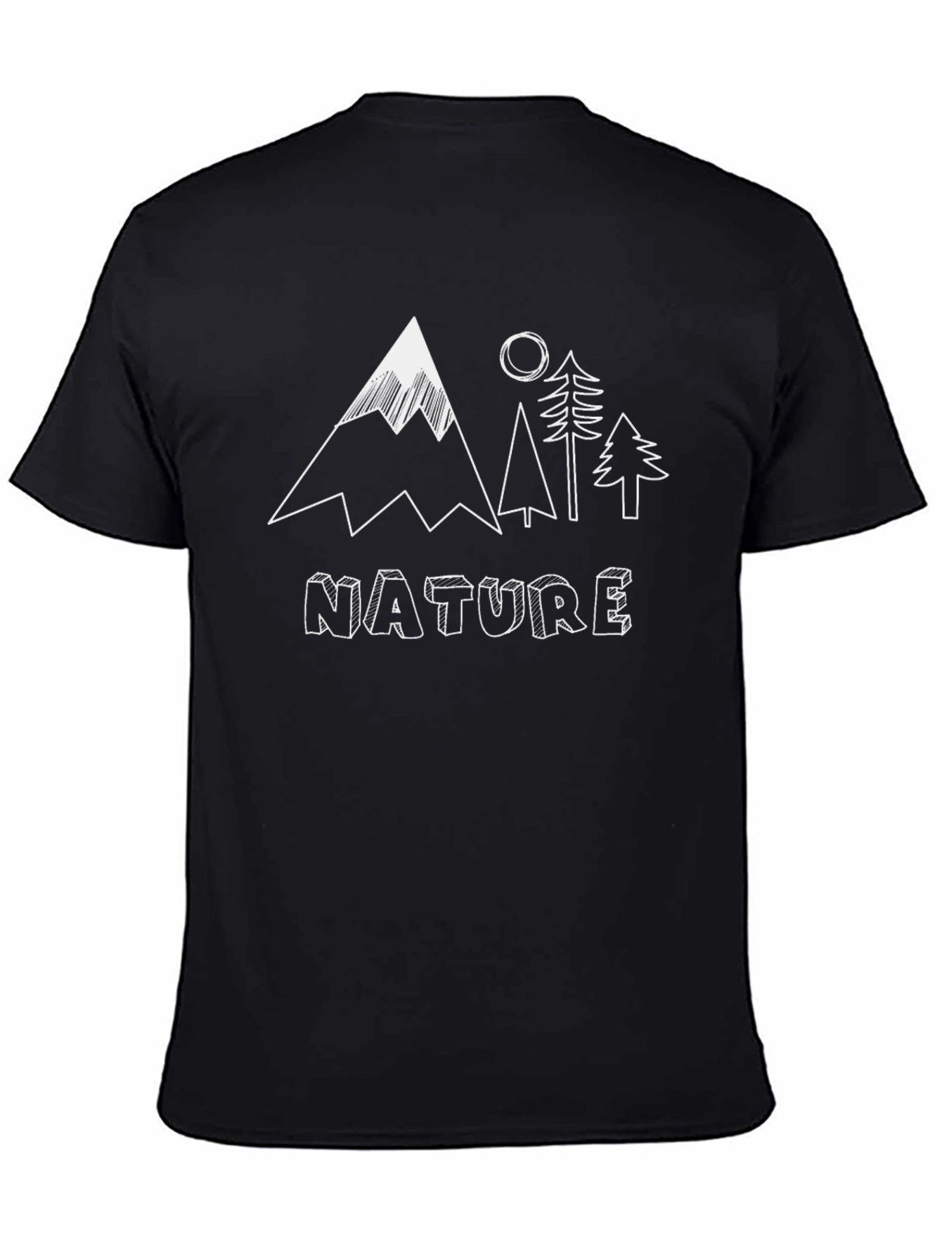 Nature Graphic Tee - Mountain and Trees