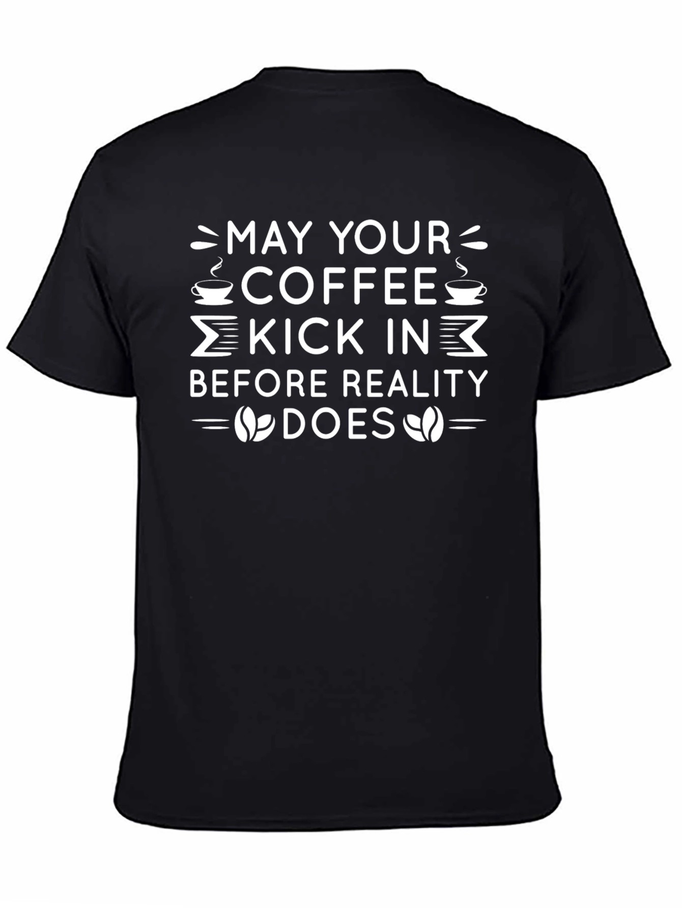 Coffee Kick In T-Shirt - Funny Caffeine Tee