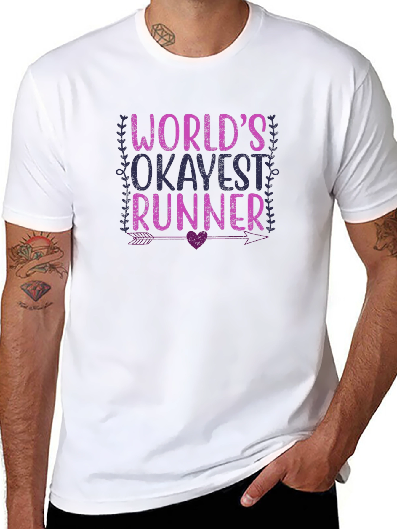 Worlds Okayest Runner Graphic Tee