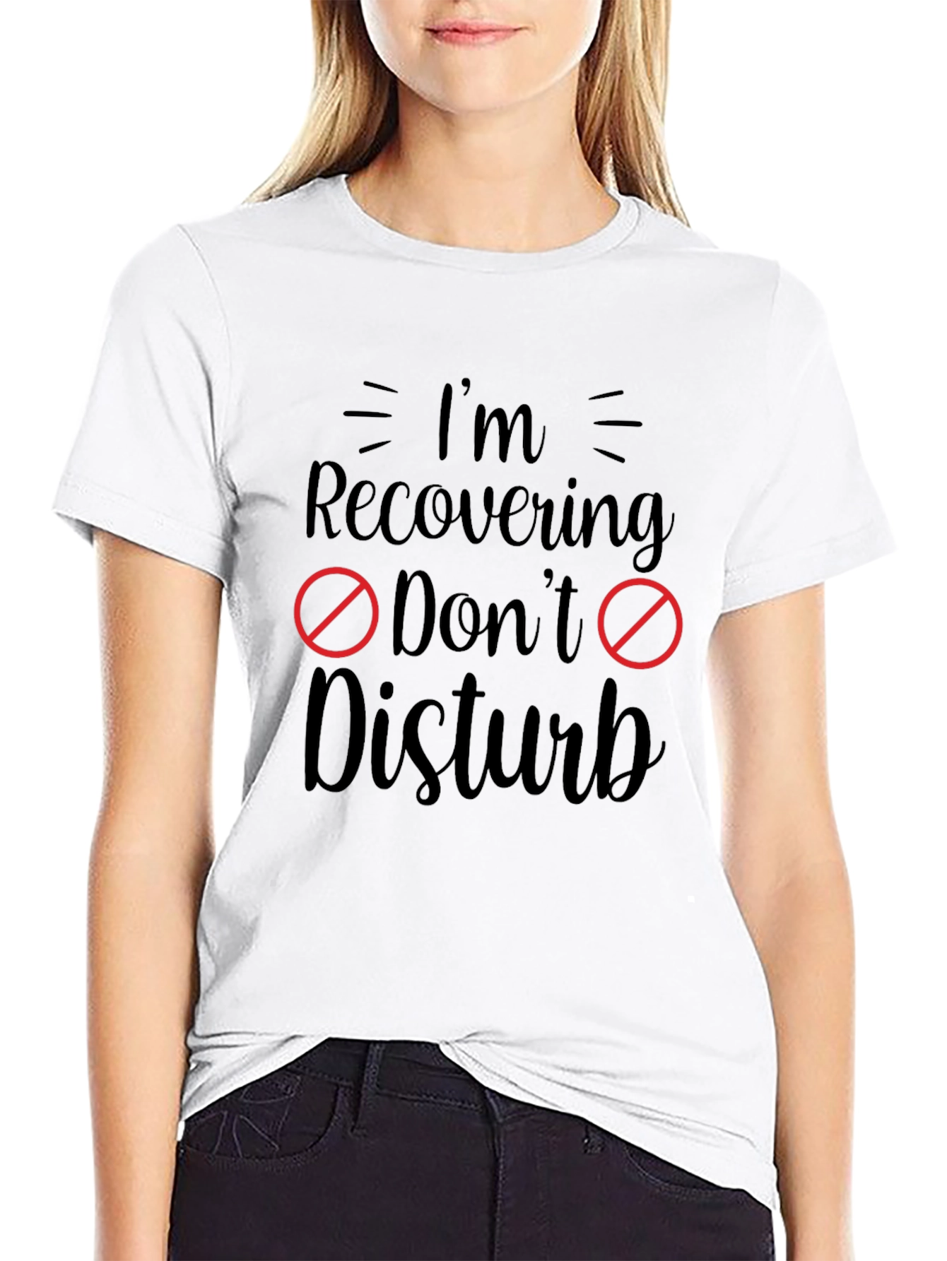 Recovering Dont Disturb Graphic Tee