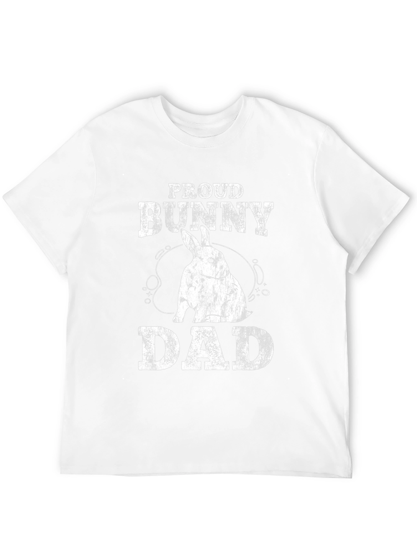 Proud Bunny Dad Graphic T-Shirt