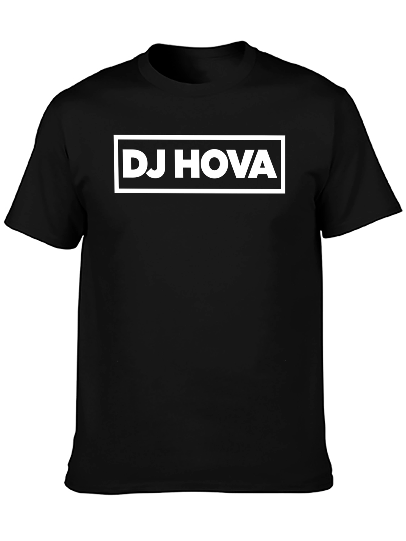 DJ HOVA Graphic T-Shirt - Classic Crew Neck