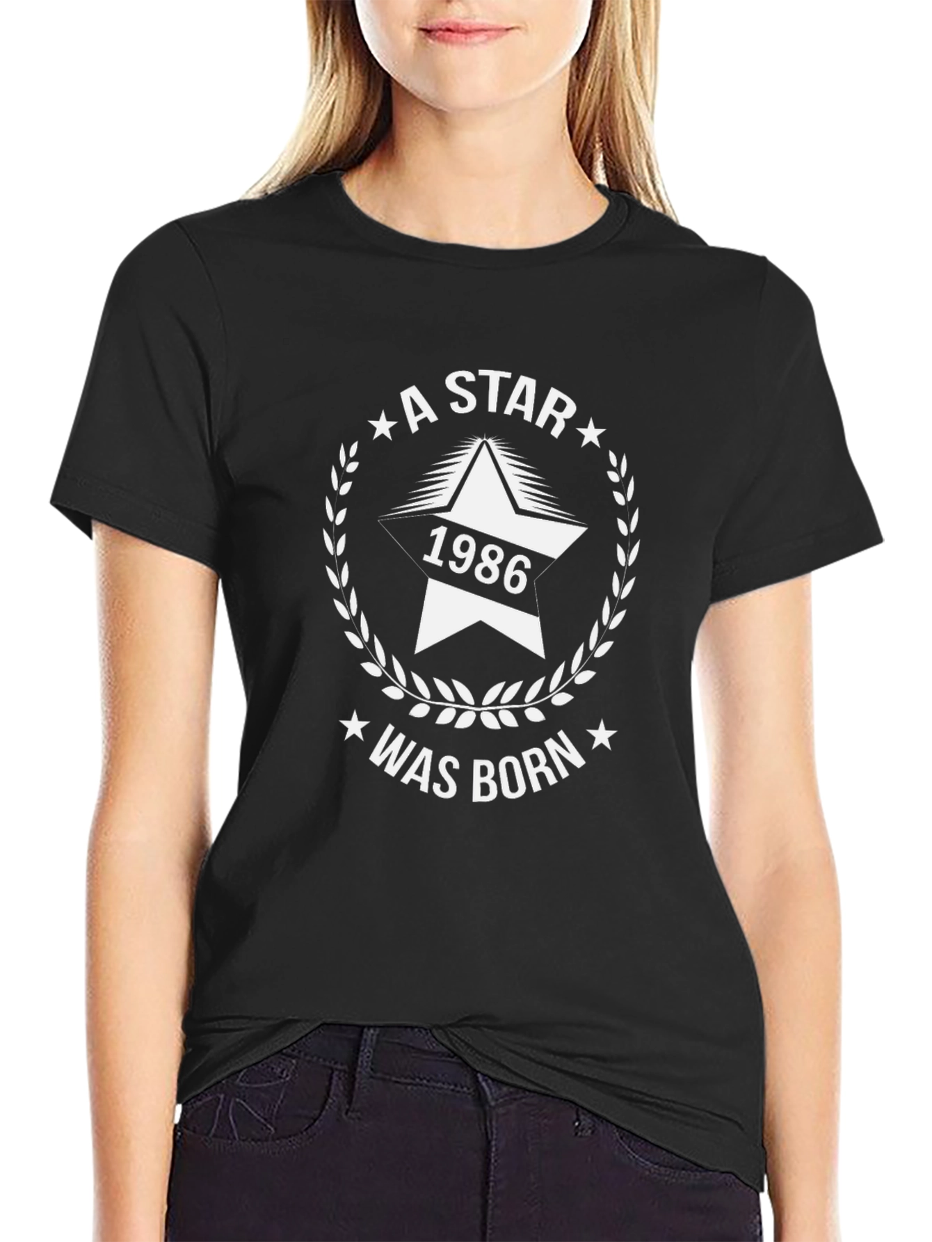 A Star Was Born in 1986 Black T-Shirt