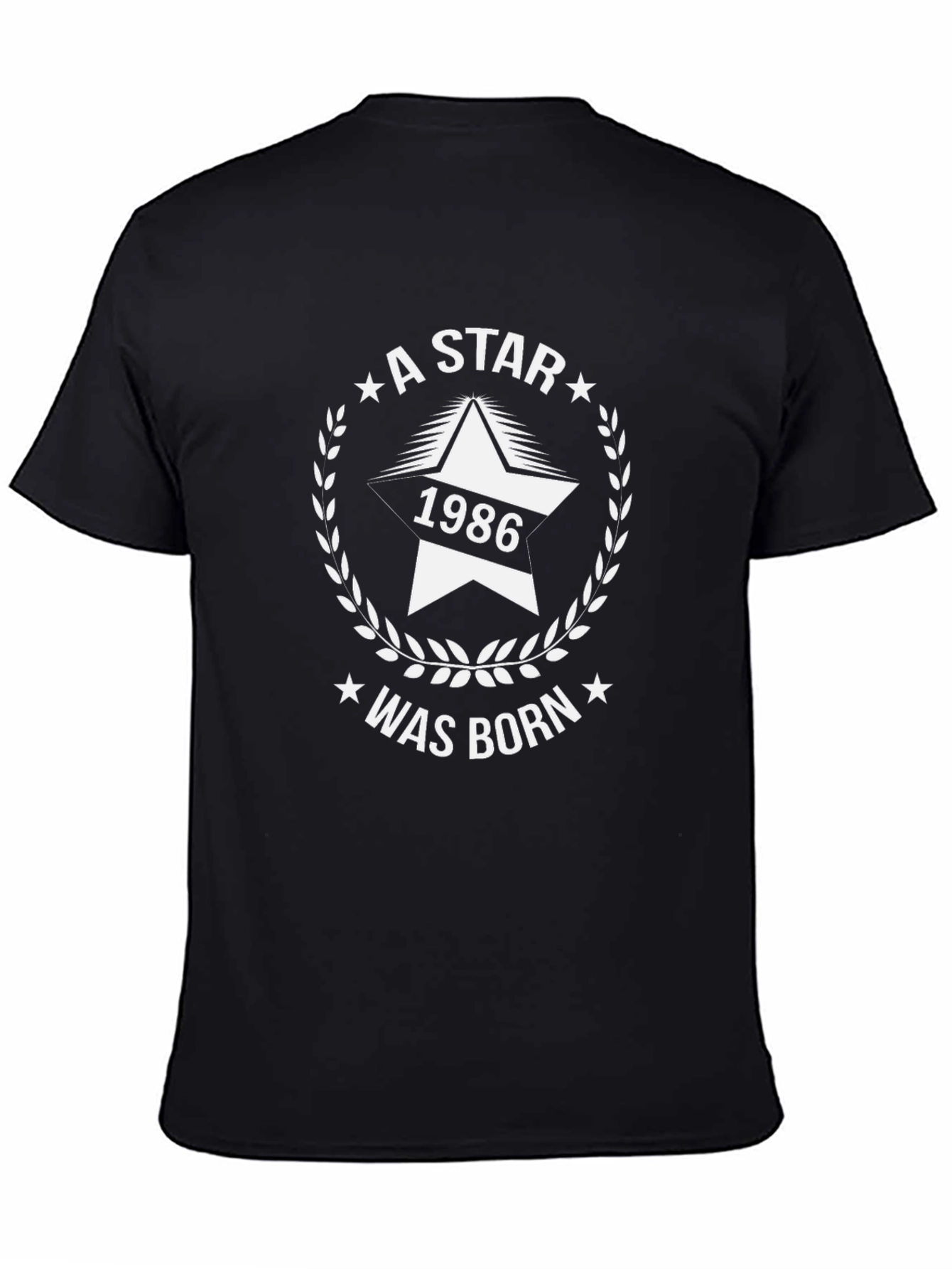 A Star Was Born in 1986 Black T-Shirt