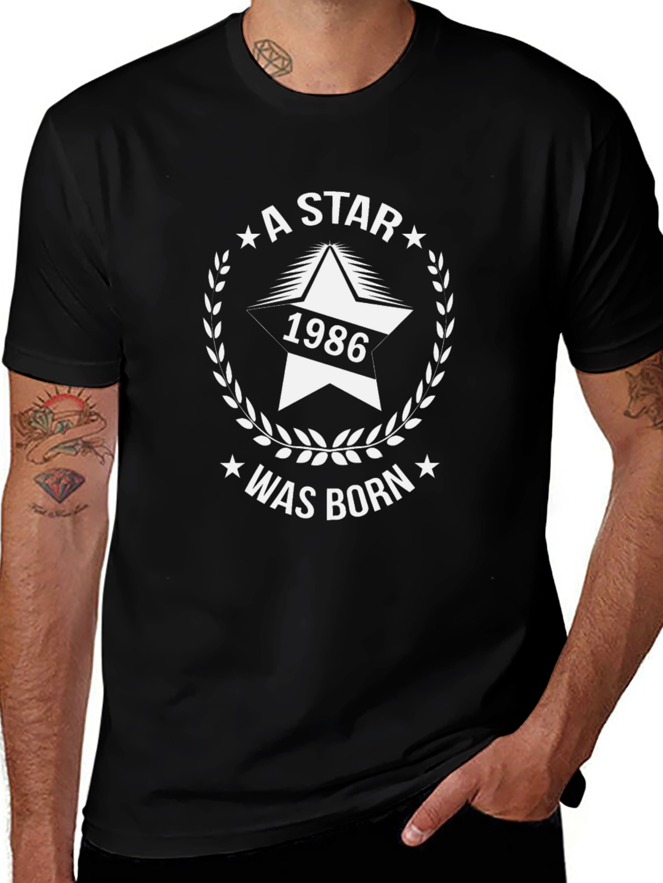 A Star Was Born in 1986 Black T-Shirt