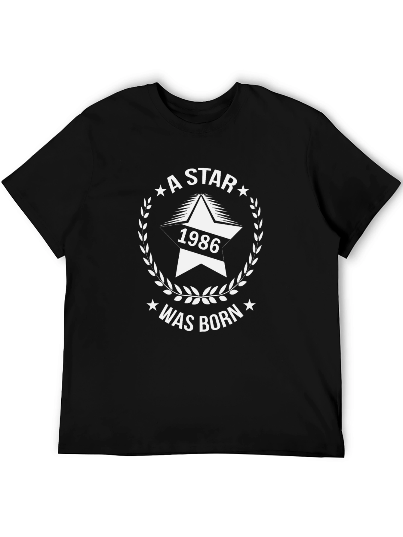 A Star Was Born in 1986 Black T-Shirt