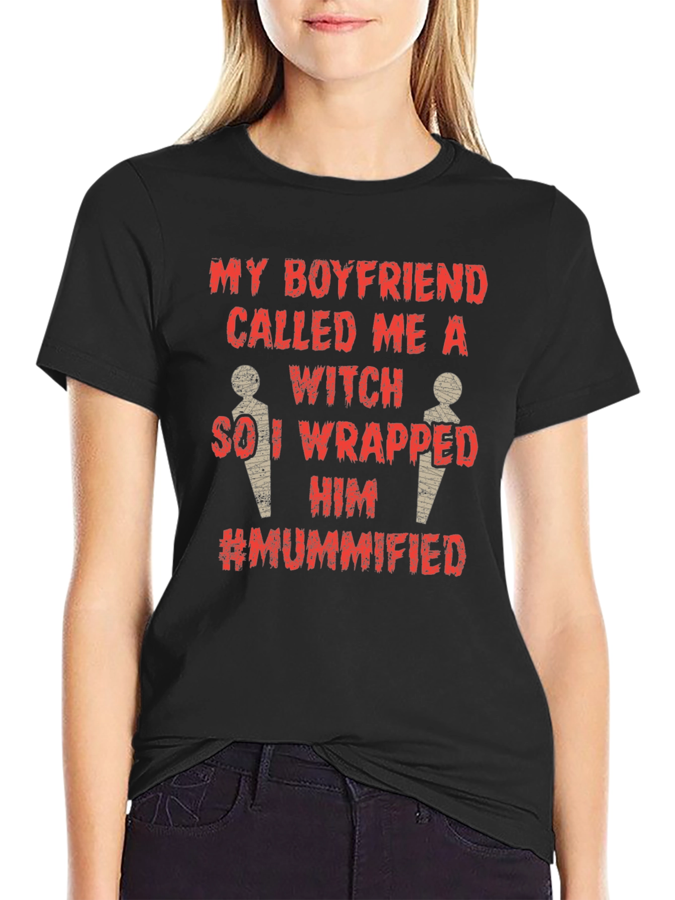 Boyfriend Witch Mummified Graphic Tee