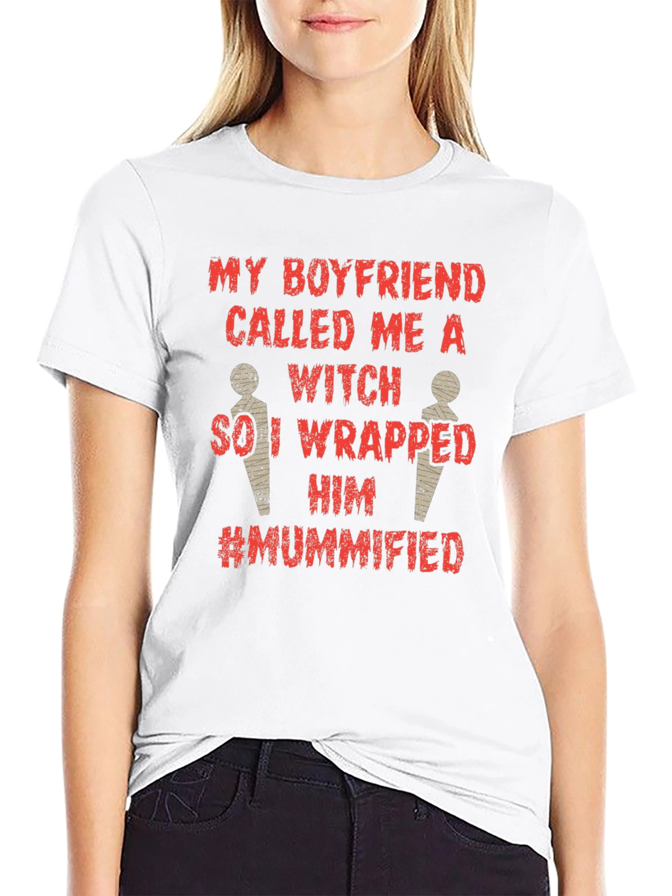 Boyfriend Witch Mummified Graphic Tee