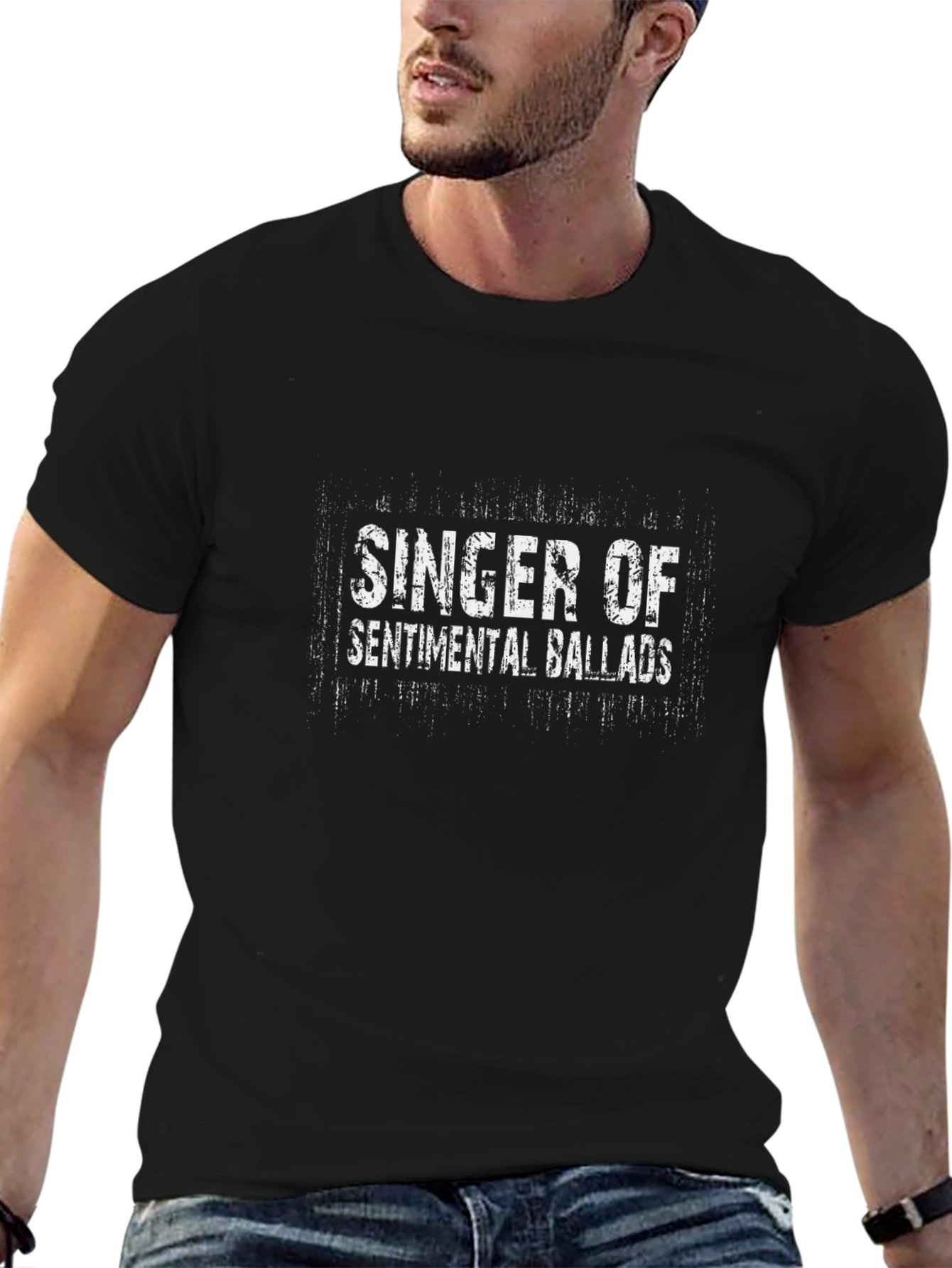 Singer of Sentimental Ballads Black T-Shirt