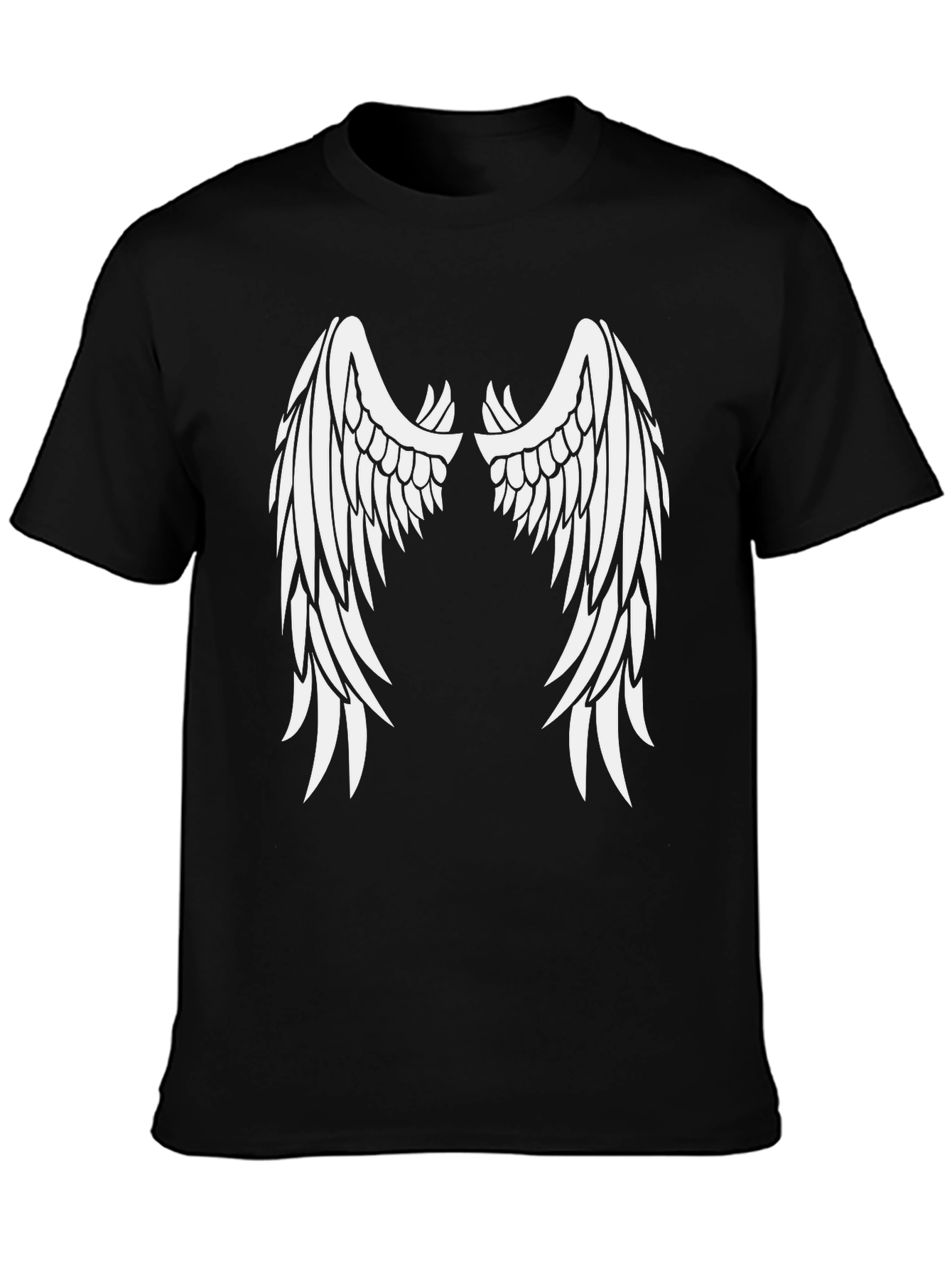 Angel Wing Black Graphic Tee