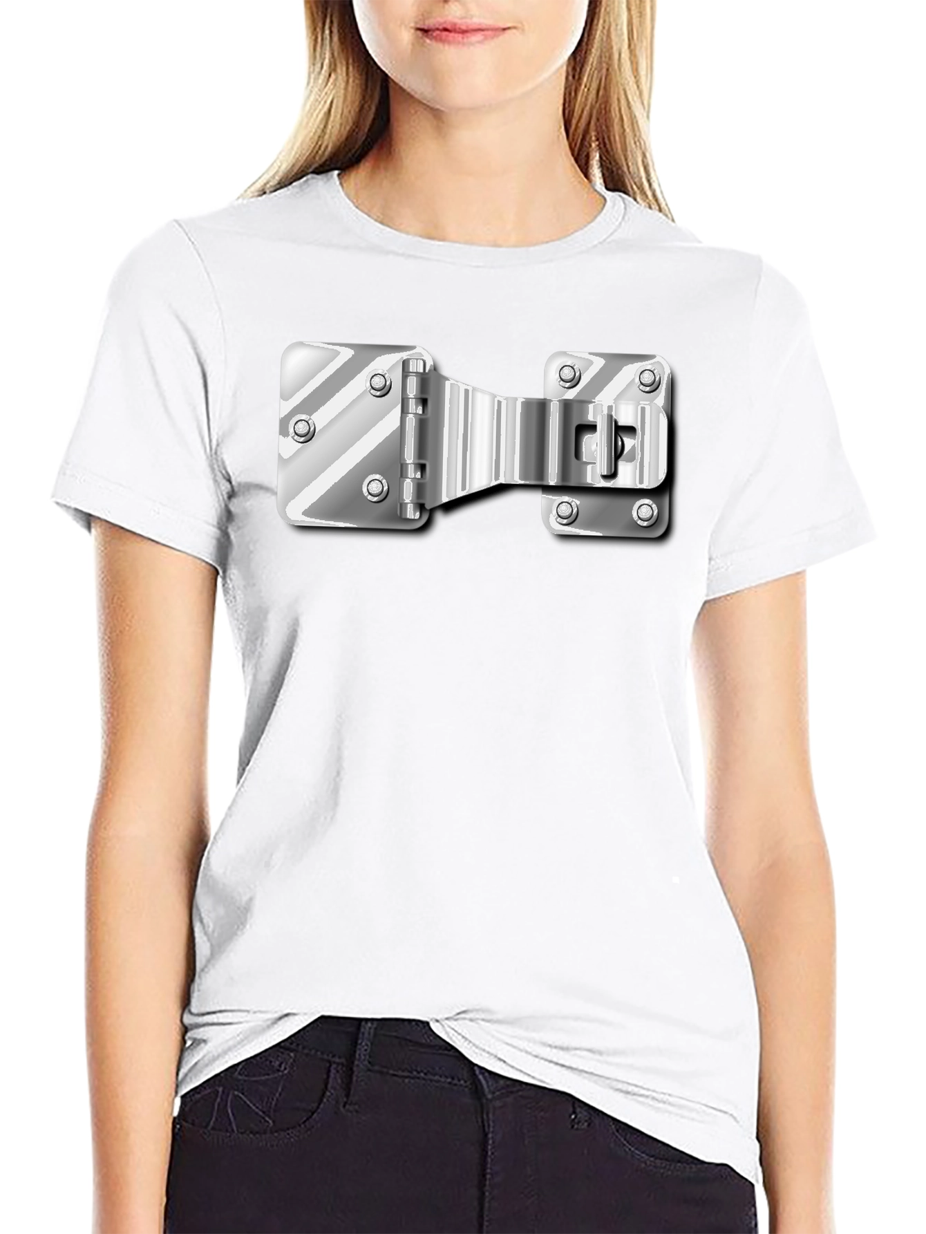 Novelty Bolt Print T-Shirt - Unisex