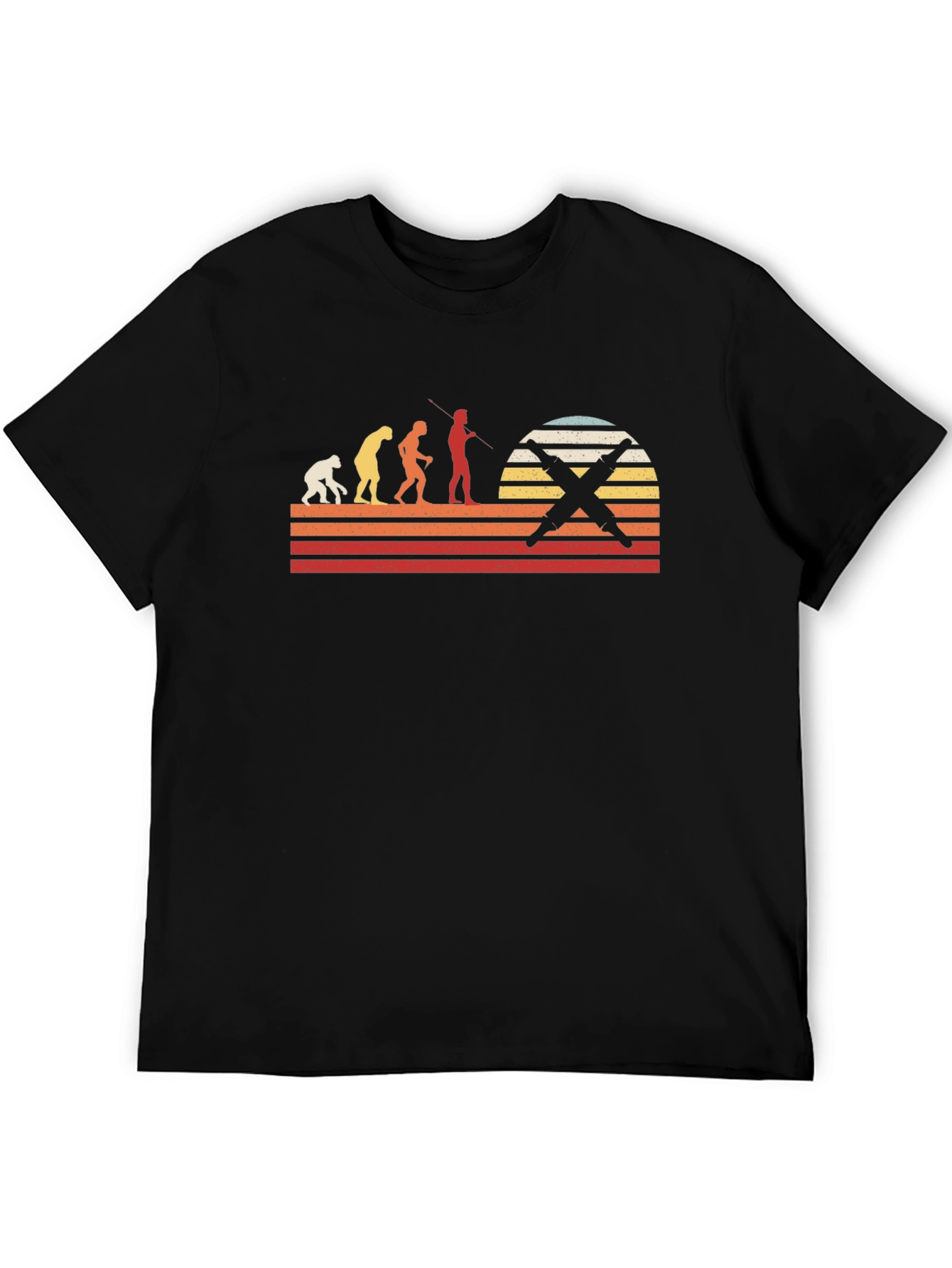 Spearfishing Evolution T-Shirt - Black