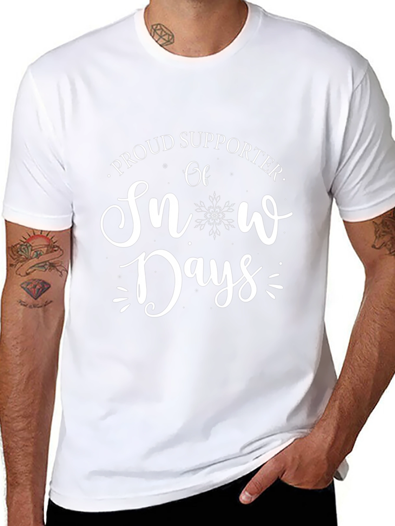 Proud Supporter of Snow Days Graphic Tee