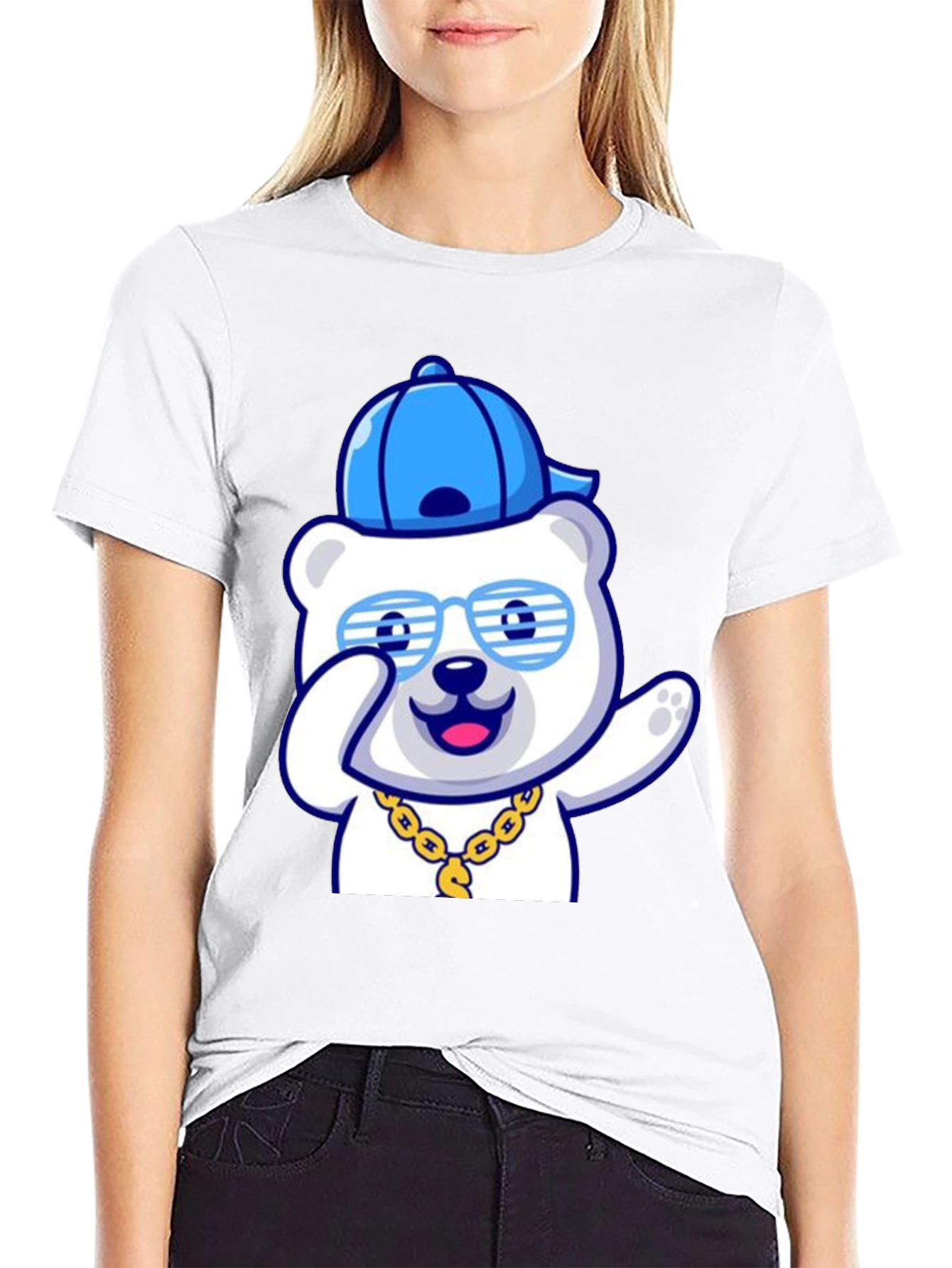Cool Bear T-Shirt - Stylish Cartoon Graphic Tee