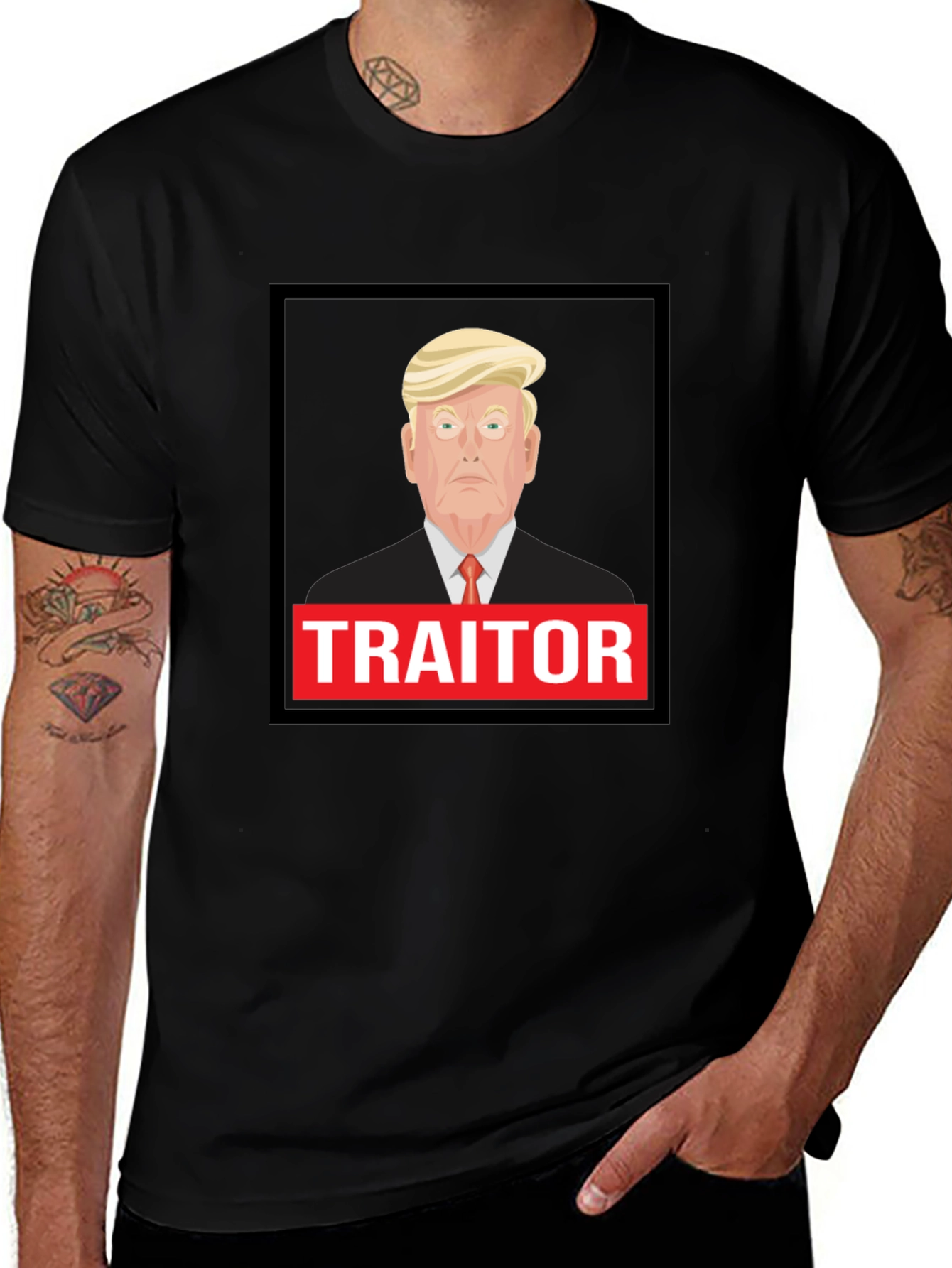 Traitor Graphic Tee - Political Satire T-Shirt