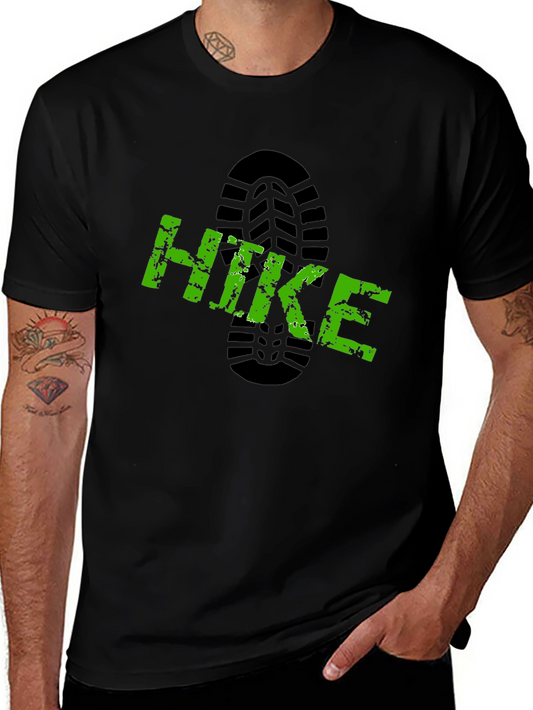 Hike Graphic Print Black T-Shirt