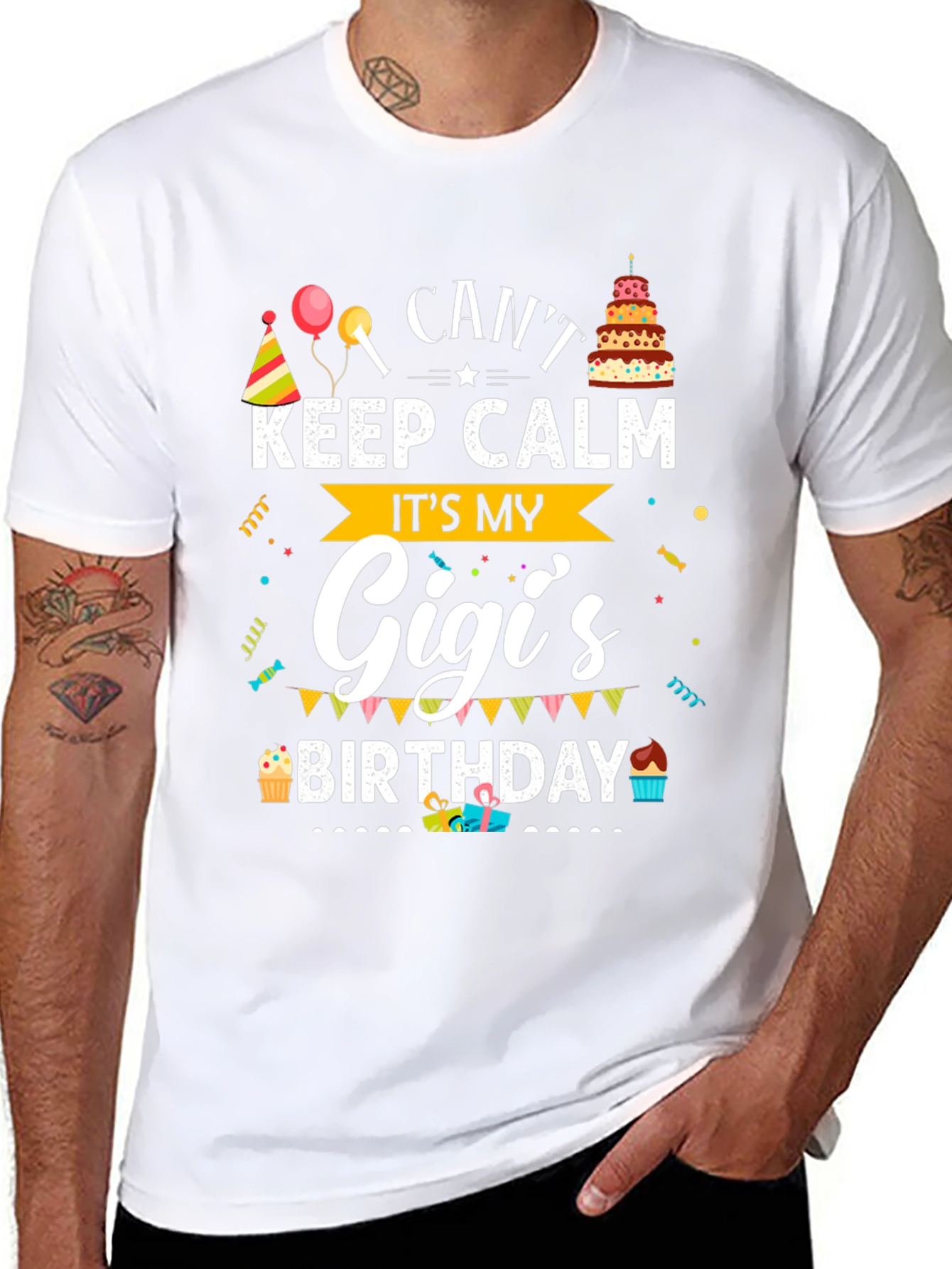 Cant Keep Calm Its My Gigis Birthday T-Shirt