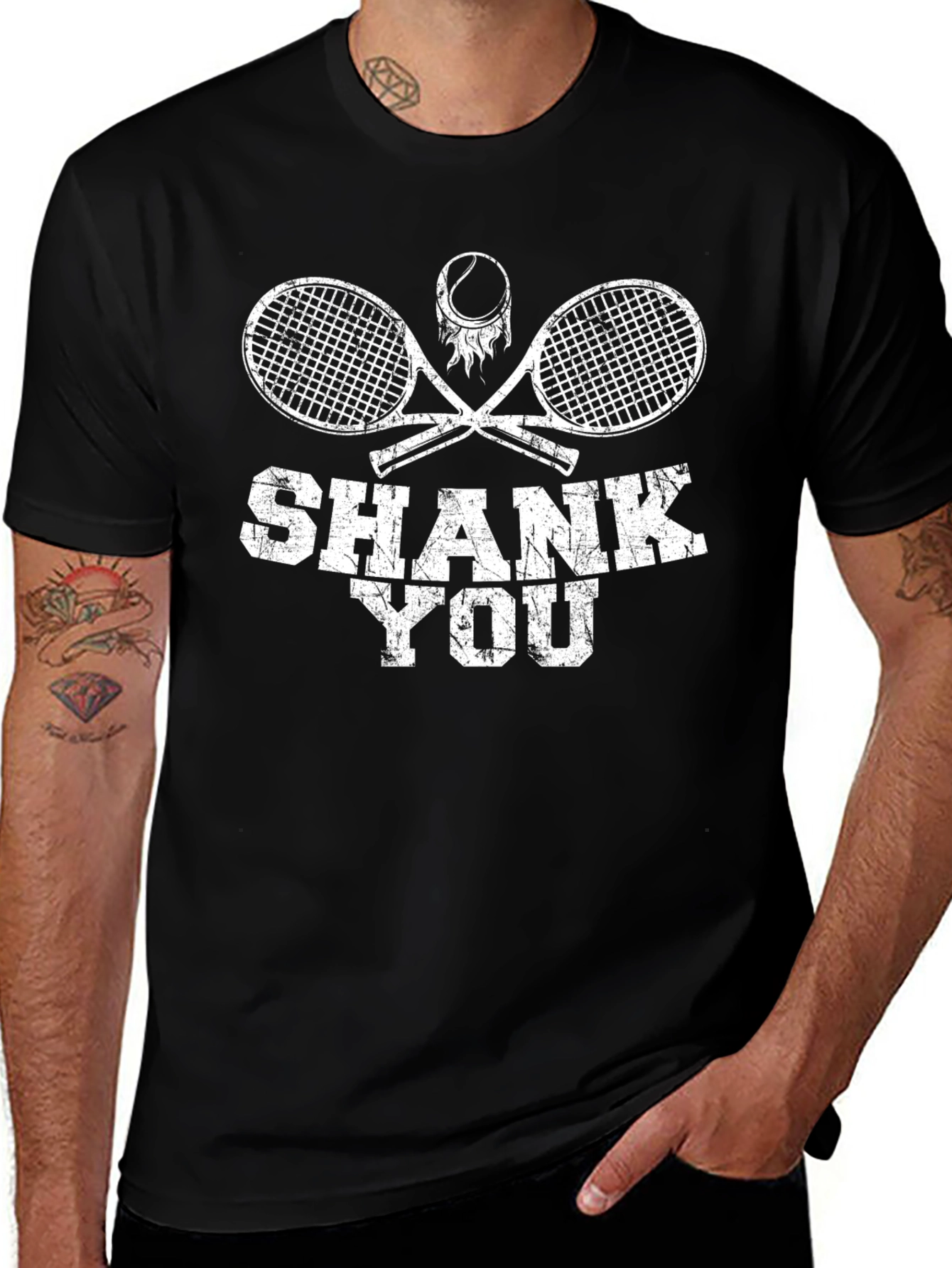 Shank You Tennis Graphic T-Shirt