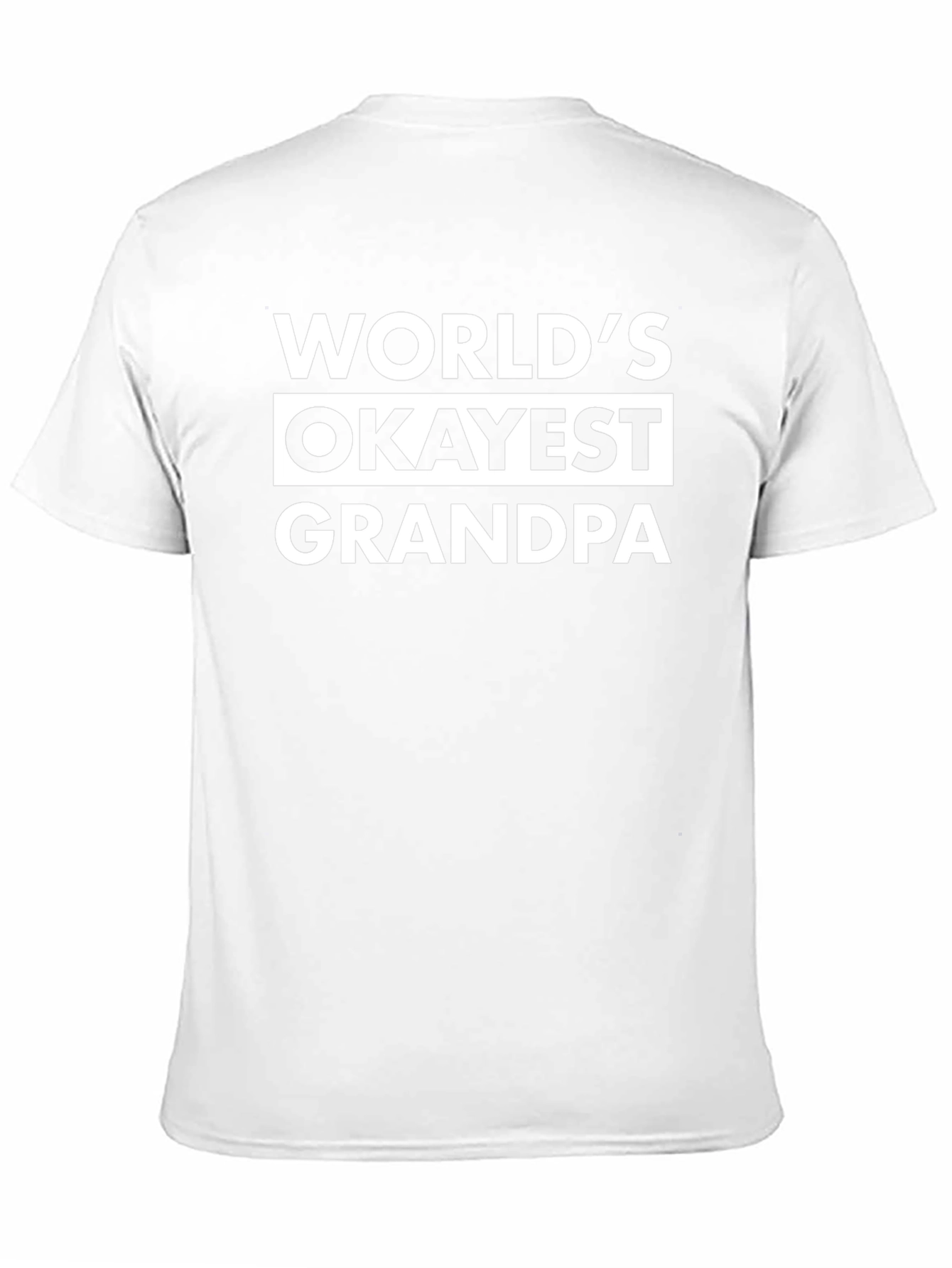 Worlds Okayest Grandpa - Funny T-Shirt