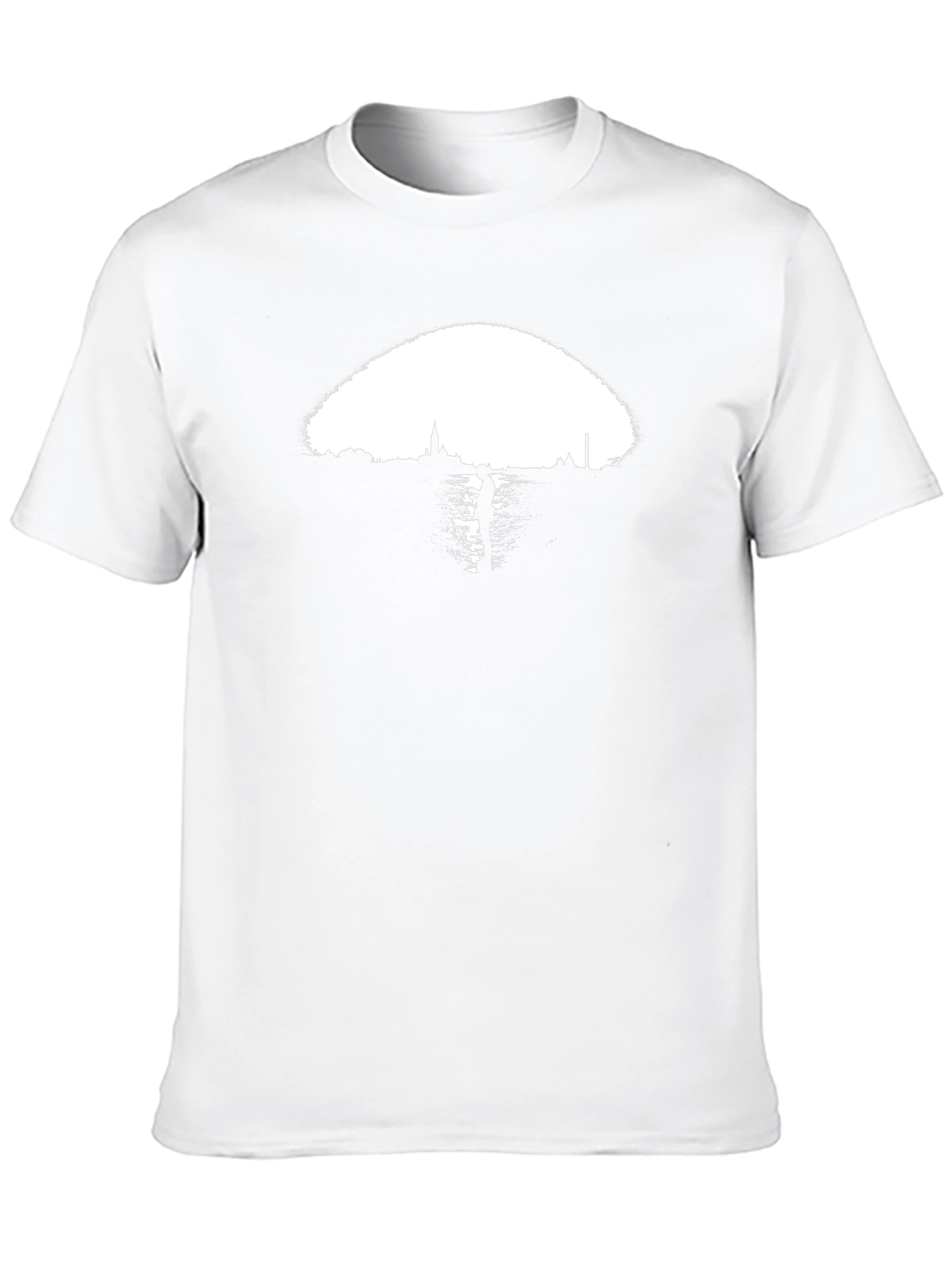Cityscape Graphic Tee - Black