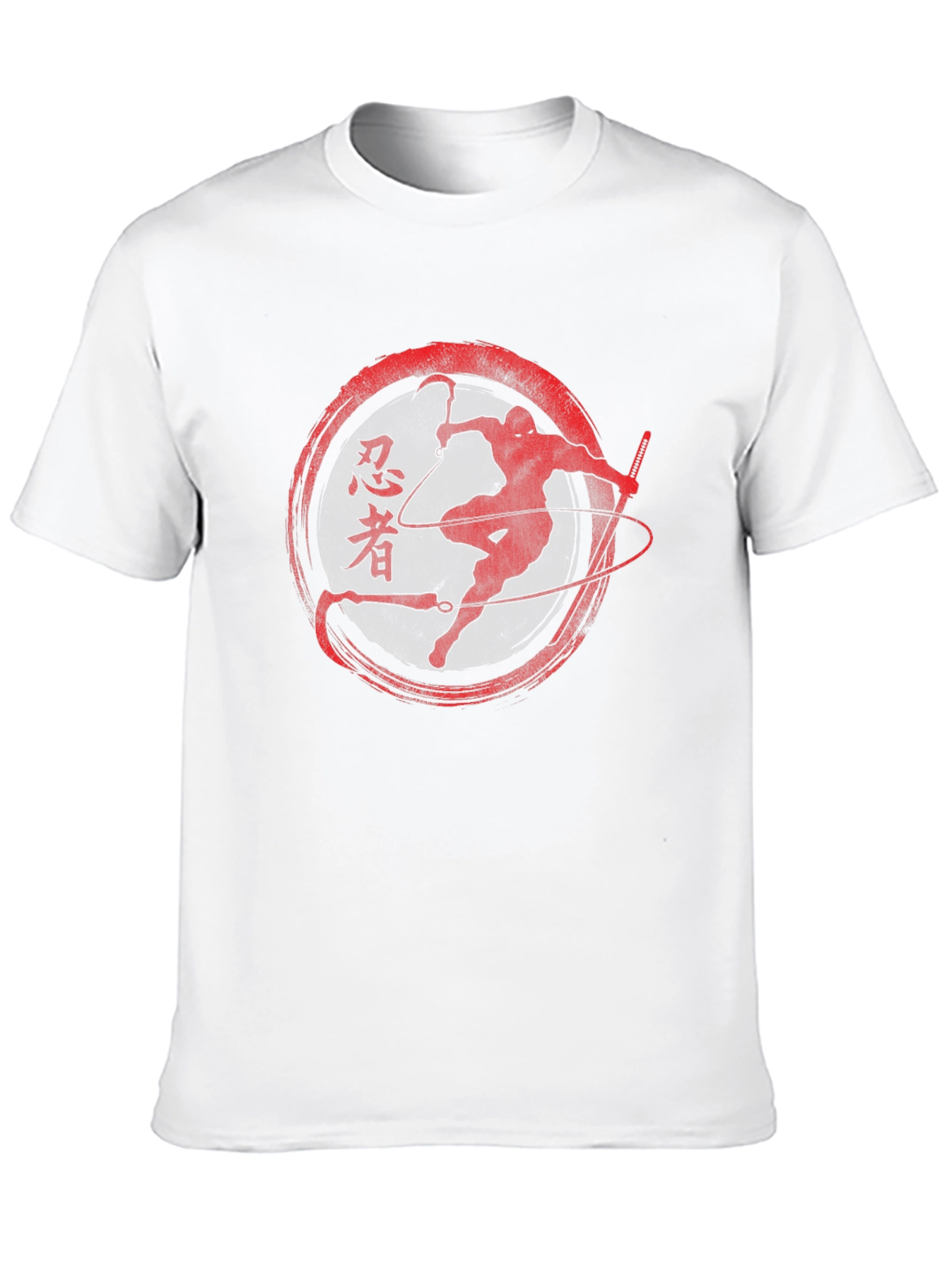 Ninja Warrior Graphic Tee - Black Cotton T-Shirt