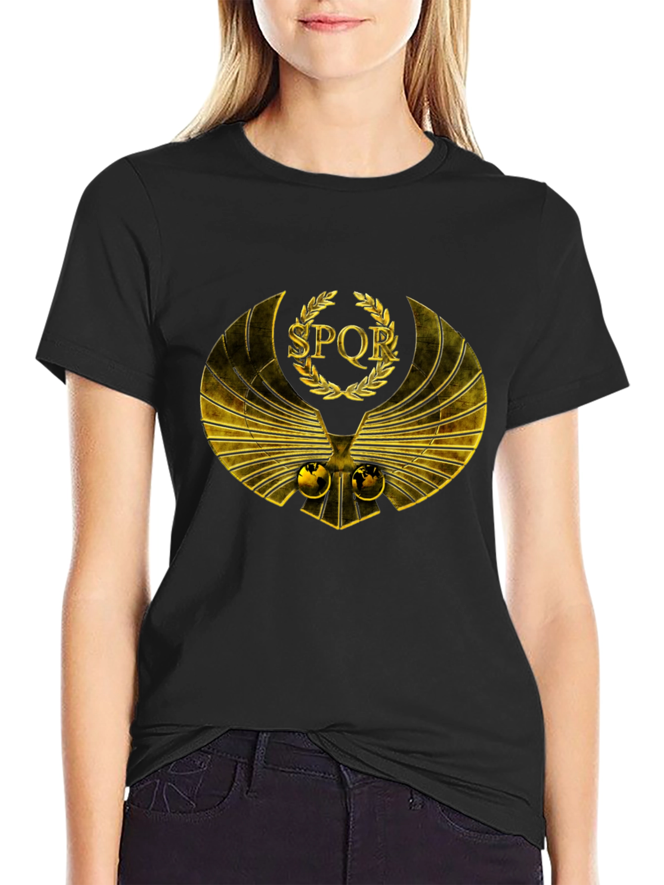 SPQR Roman Eagle T-Shirt
