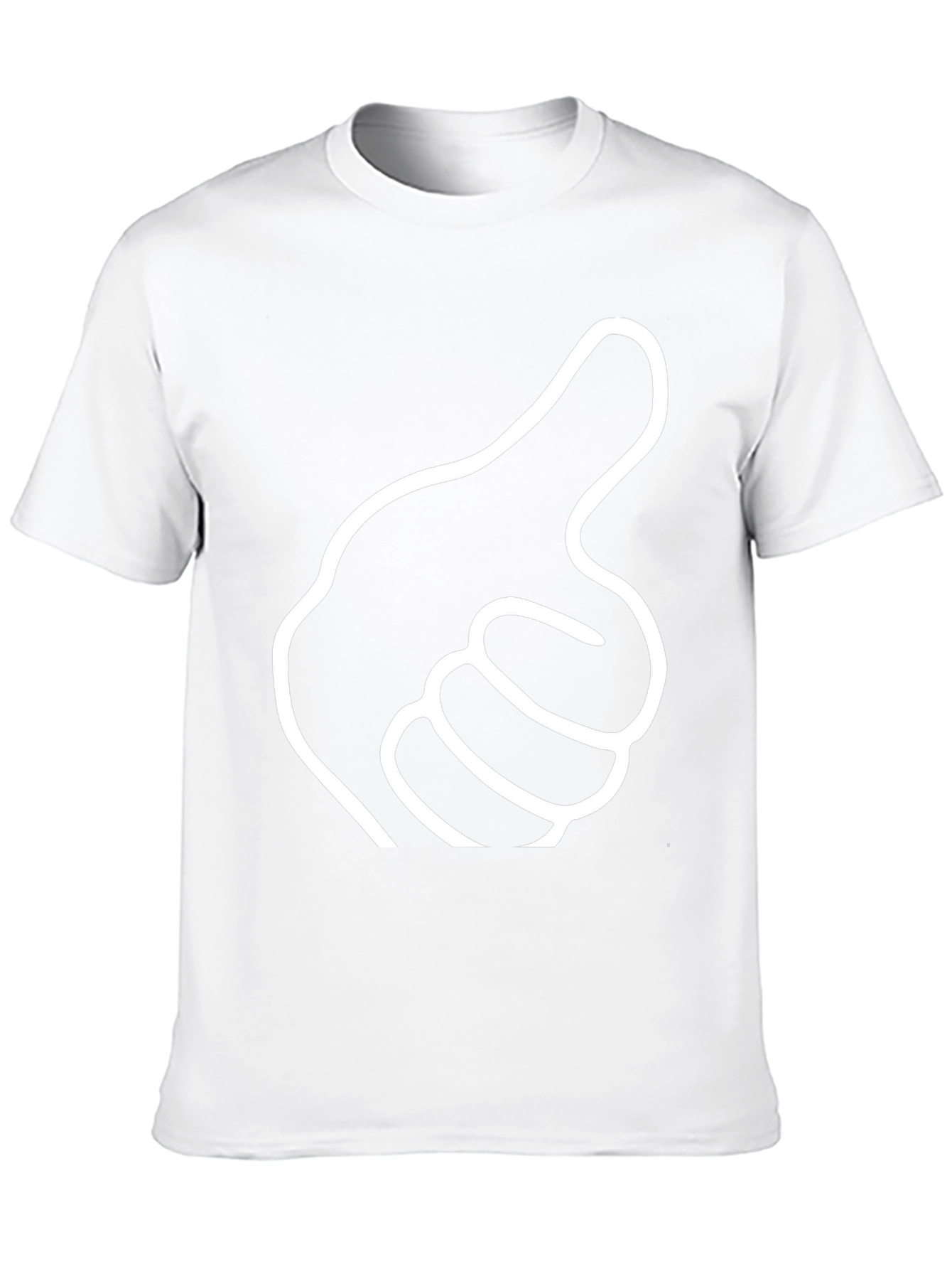 Pointing Hand Black T-Shirt - Novelty Graphic Tee
