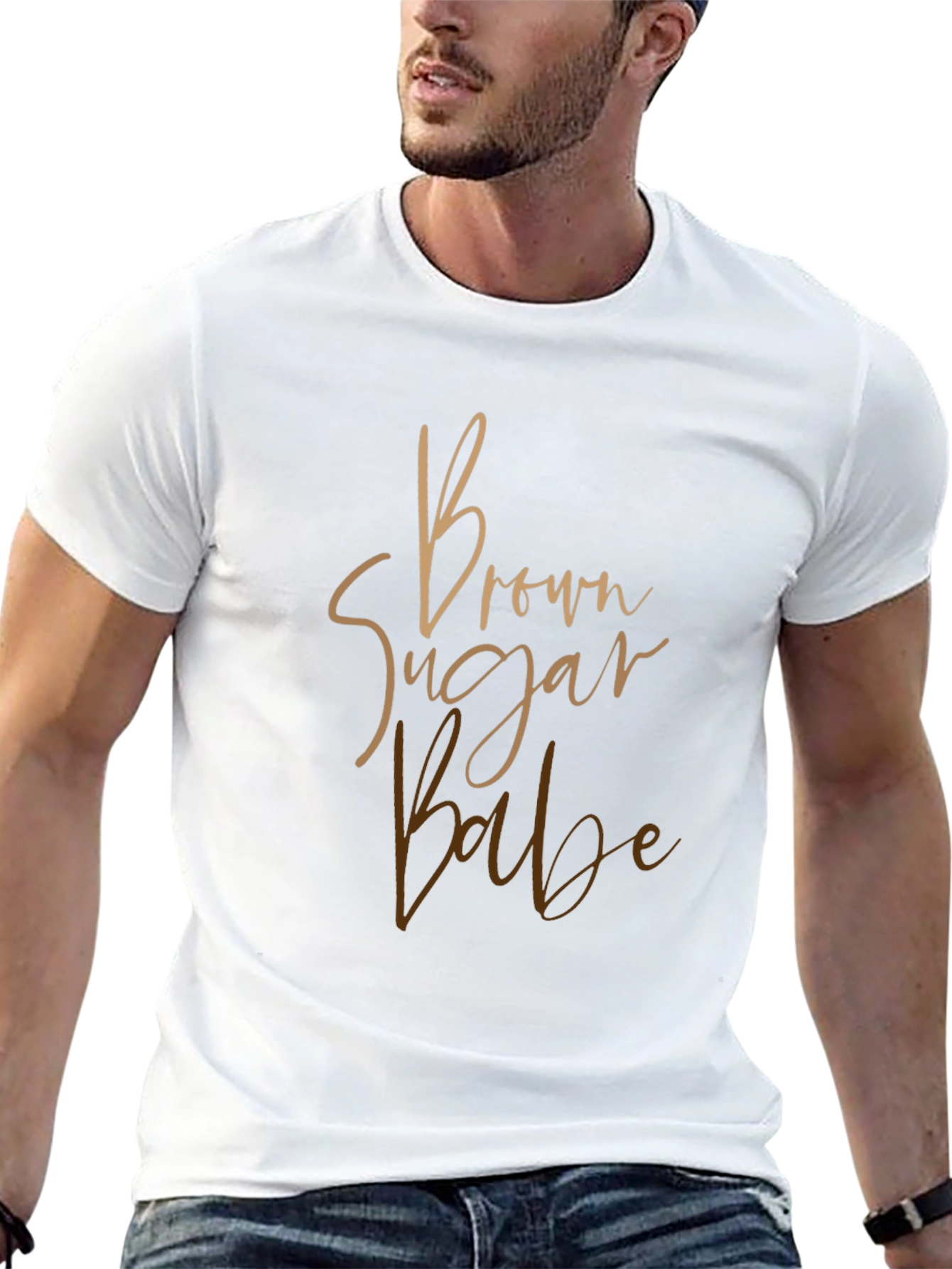 Brown Sugar Babe Black T-Shirt