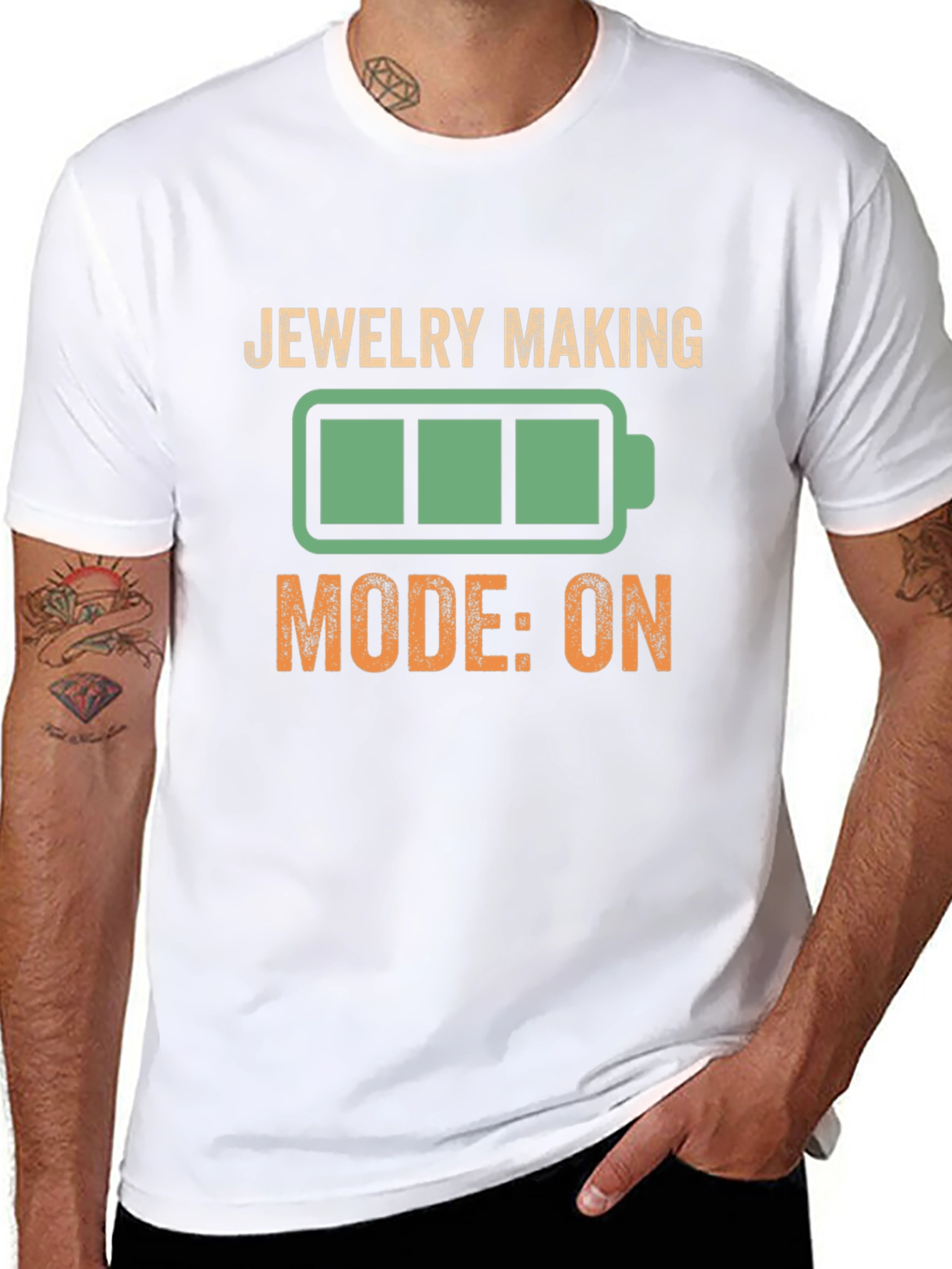 Jewelry Making Mode On T-Shirt