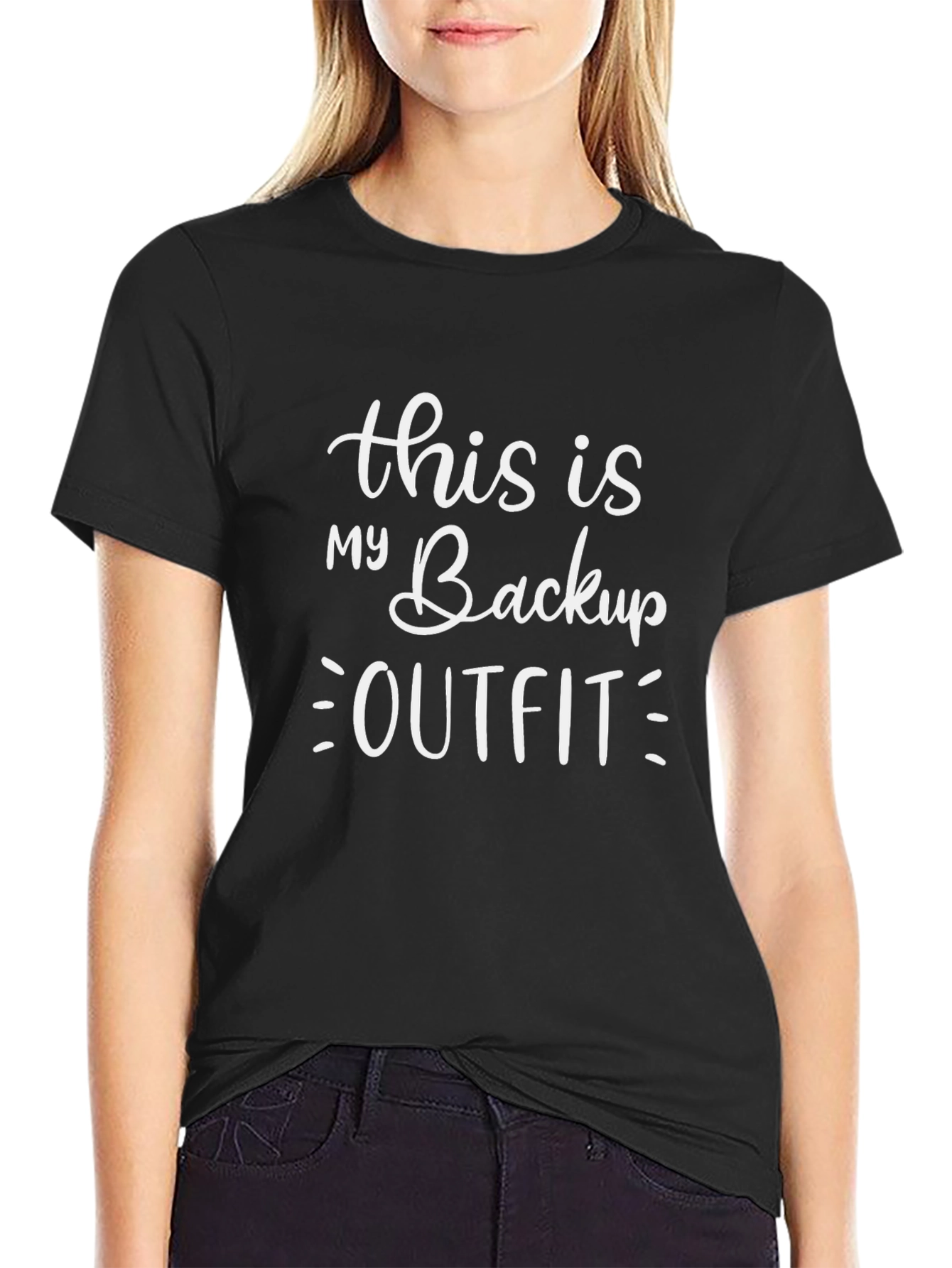 Backup Outfit T-Shirt - Funny Casual Tee
