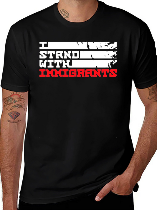 I Stand With Immigrants Graphic Tee