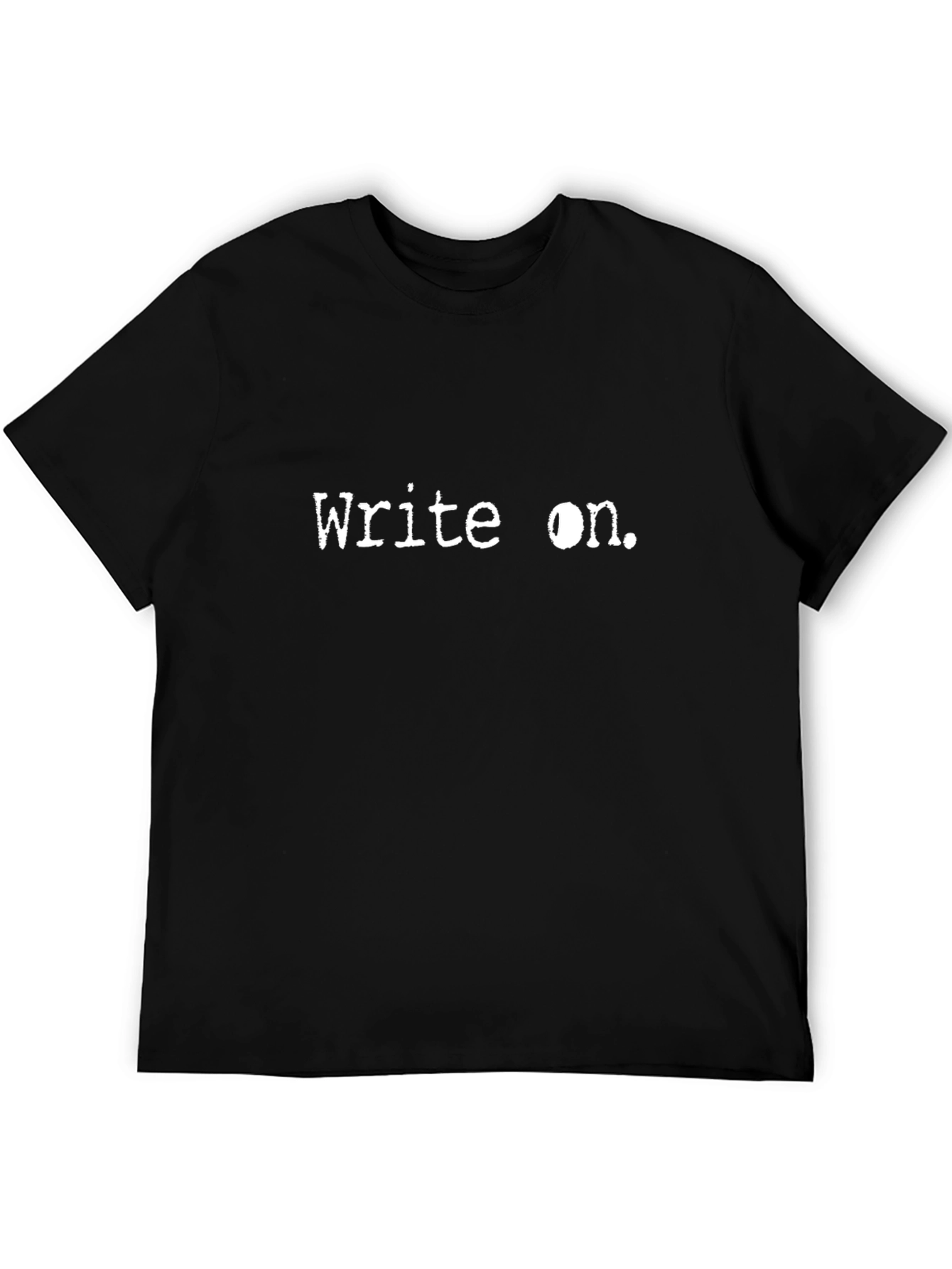 Write On. Graphic Tee - Black