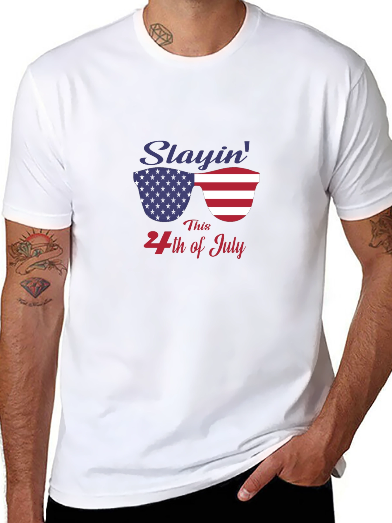 Slayin 4th of July T-Shirt Patriotic Tee
