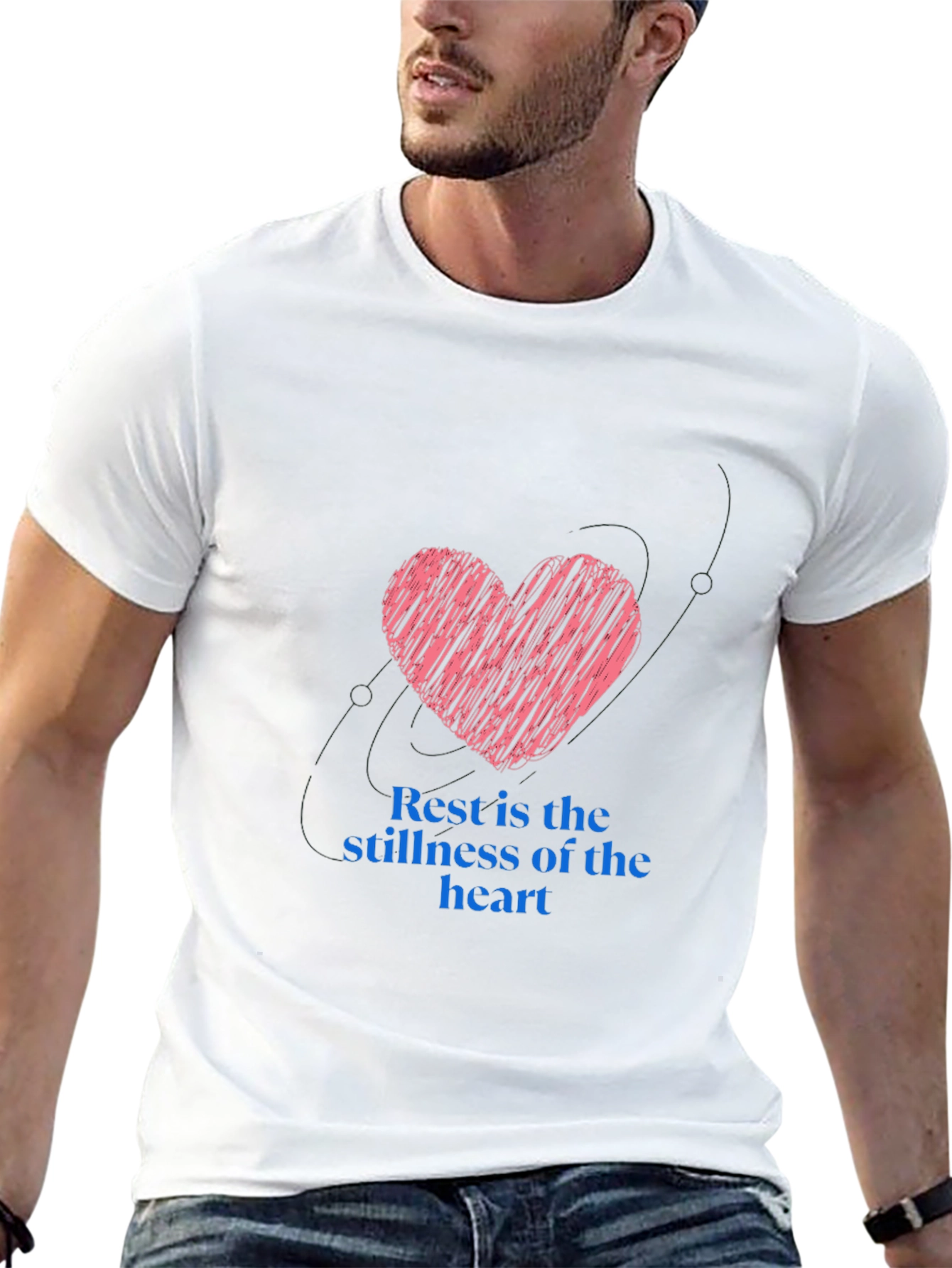 Heart Stillness Graphic T-Shirt