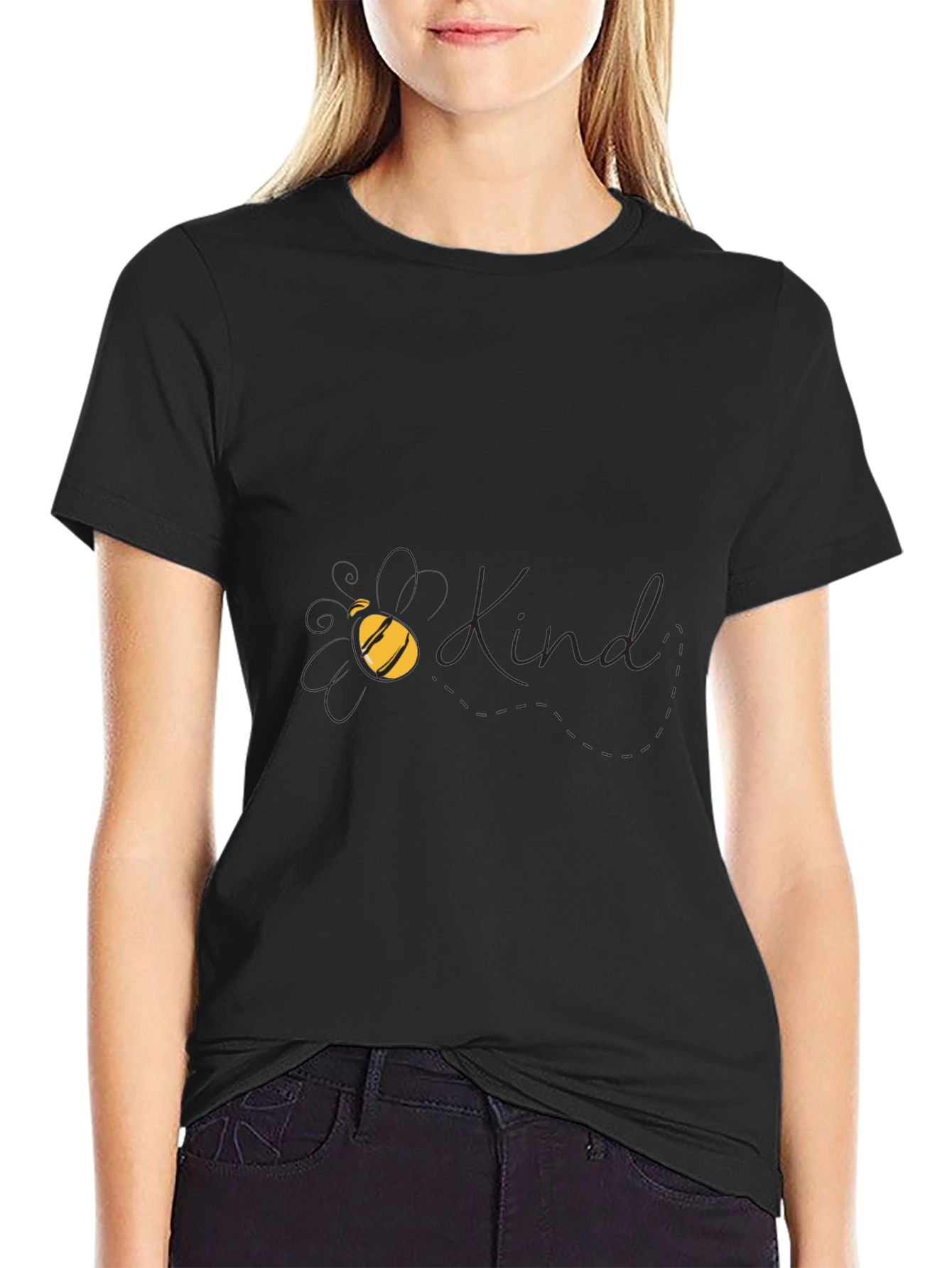 Bee Kind Black Graphic Tee