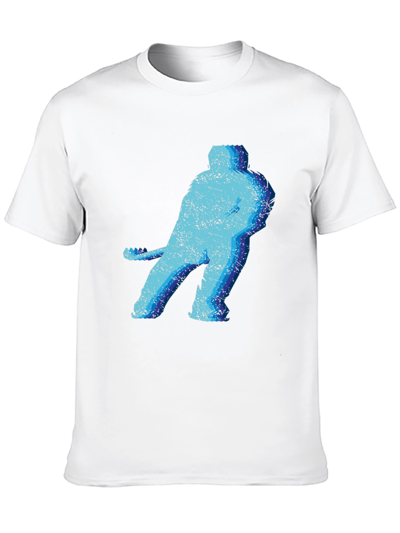 Retro Hockey Player Graphic Tee