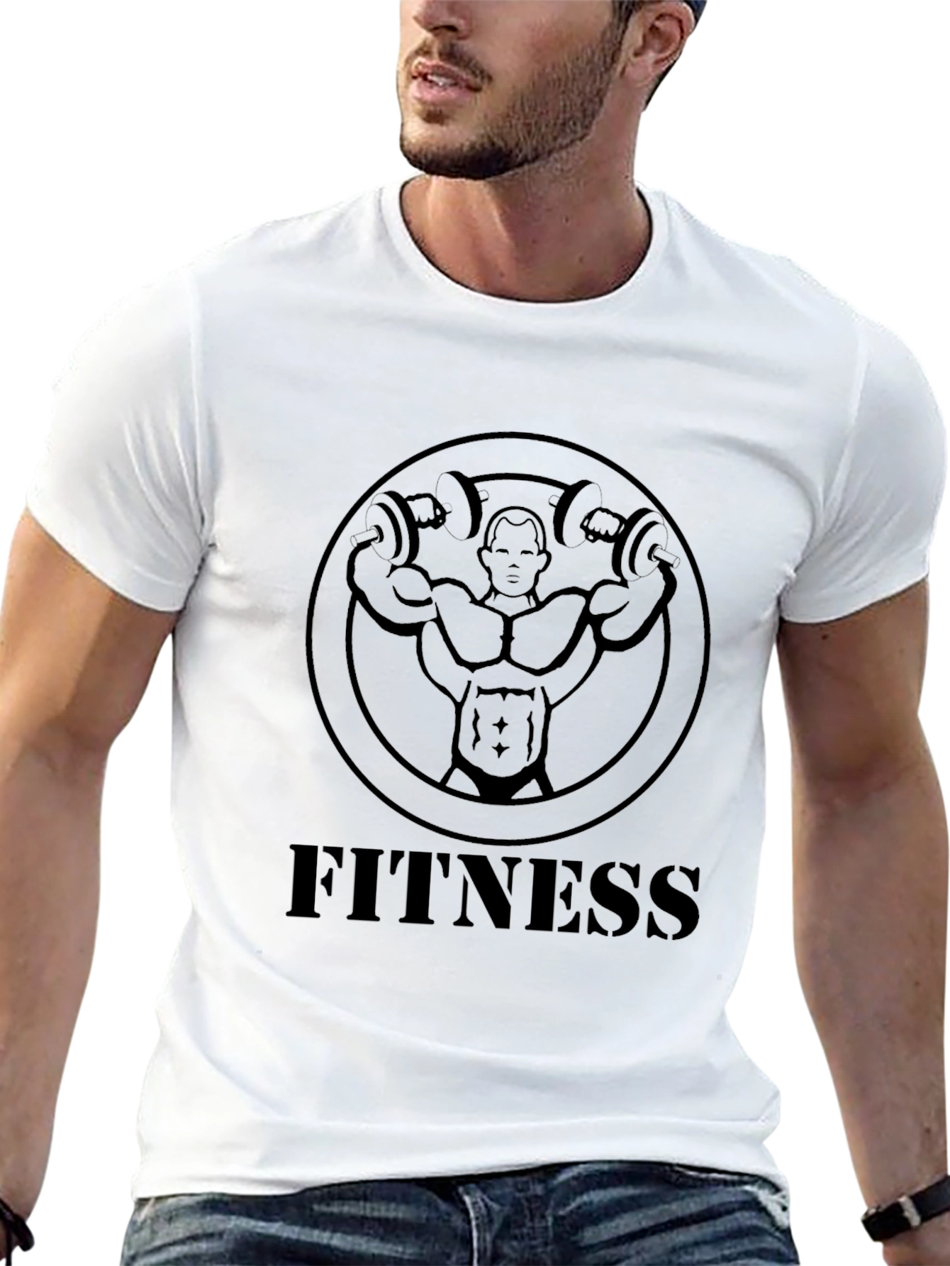Fitness Graphic T-Shirt - Gym Motivation Tee